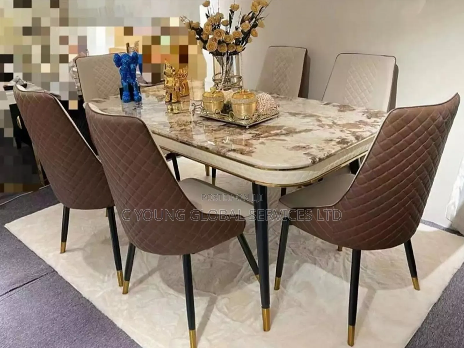 Standard Quality Modern Dining Table by 6seater