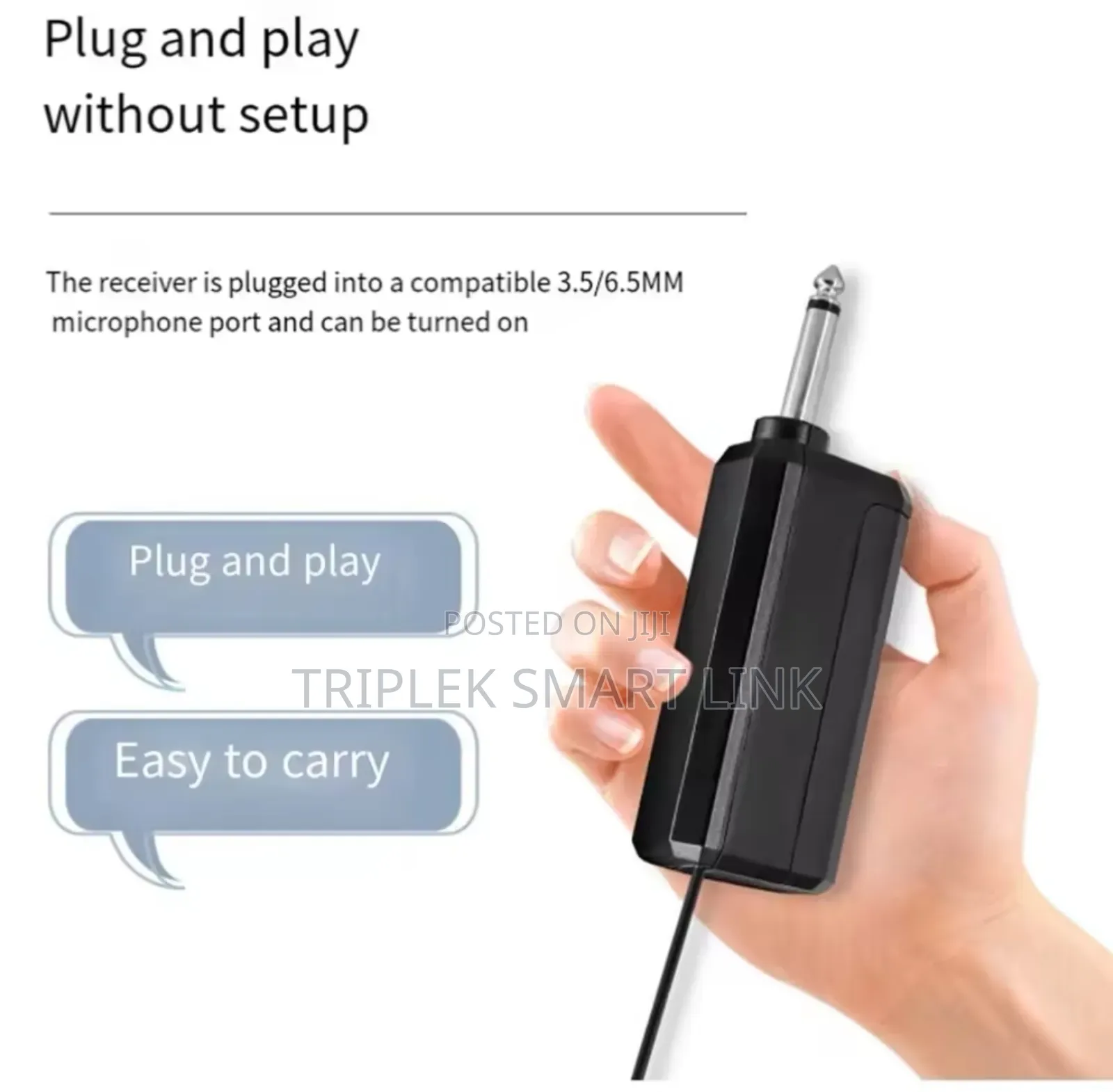 One to Two Wireless Mic Suitable for Speaker Amplifiers, Home Karaoke