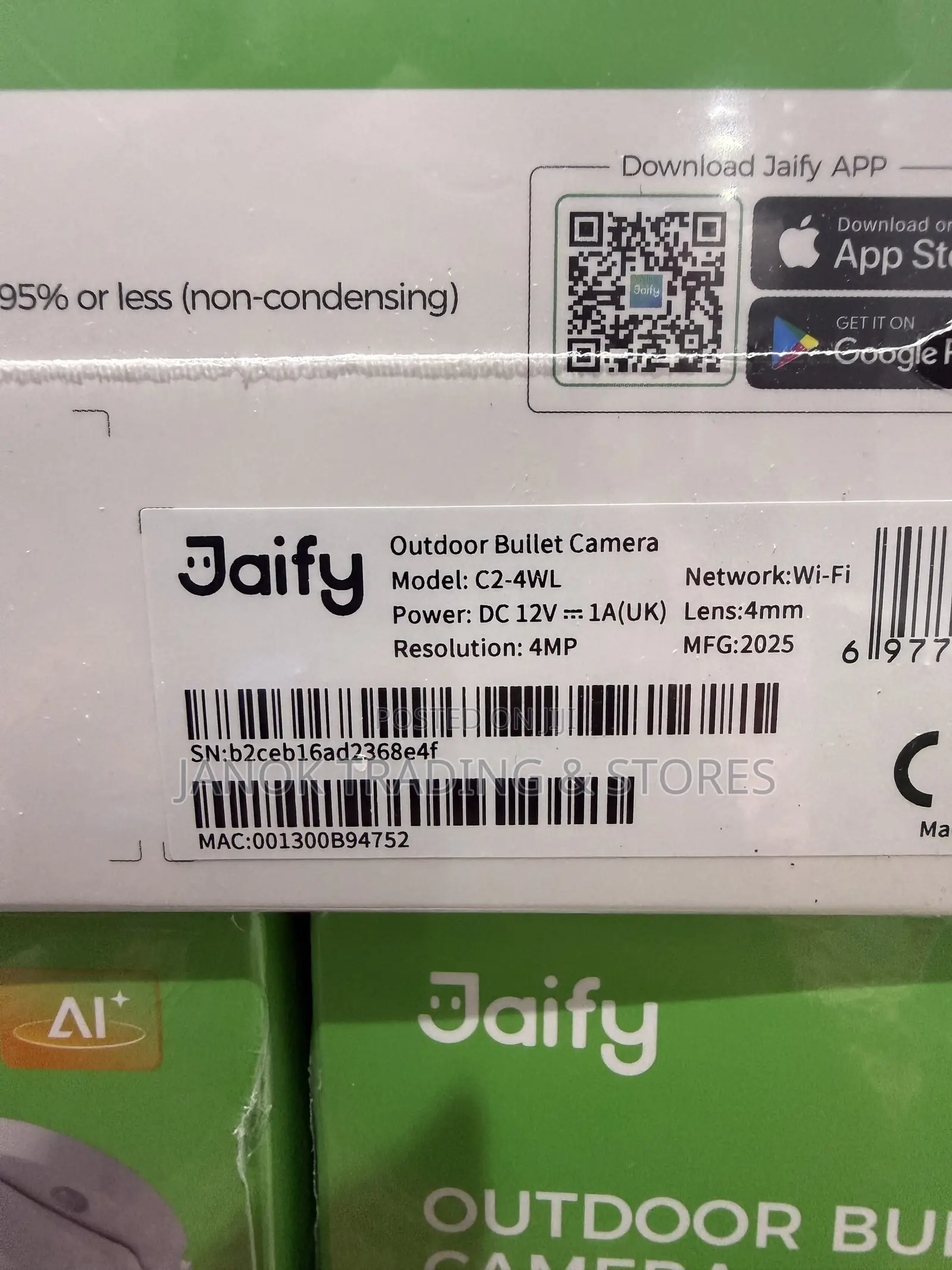 Jaify 4mp Outdoor Bullet Camera C2-4wl
