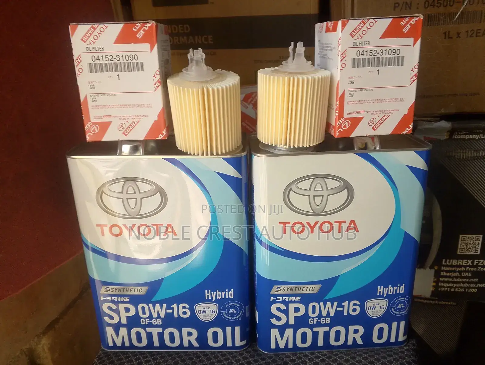 Toyota 0w-16 Hybrid Engine Oil and Oil Filter