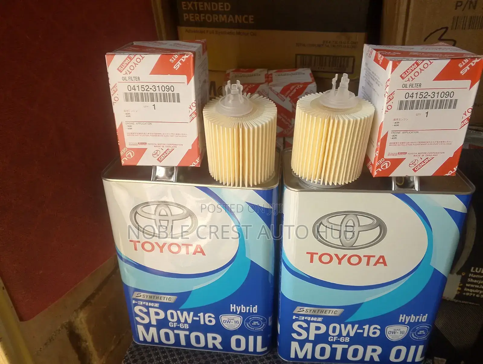 Toyota 0w-16 Hybrid Engine Oil and Oil Filter
