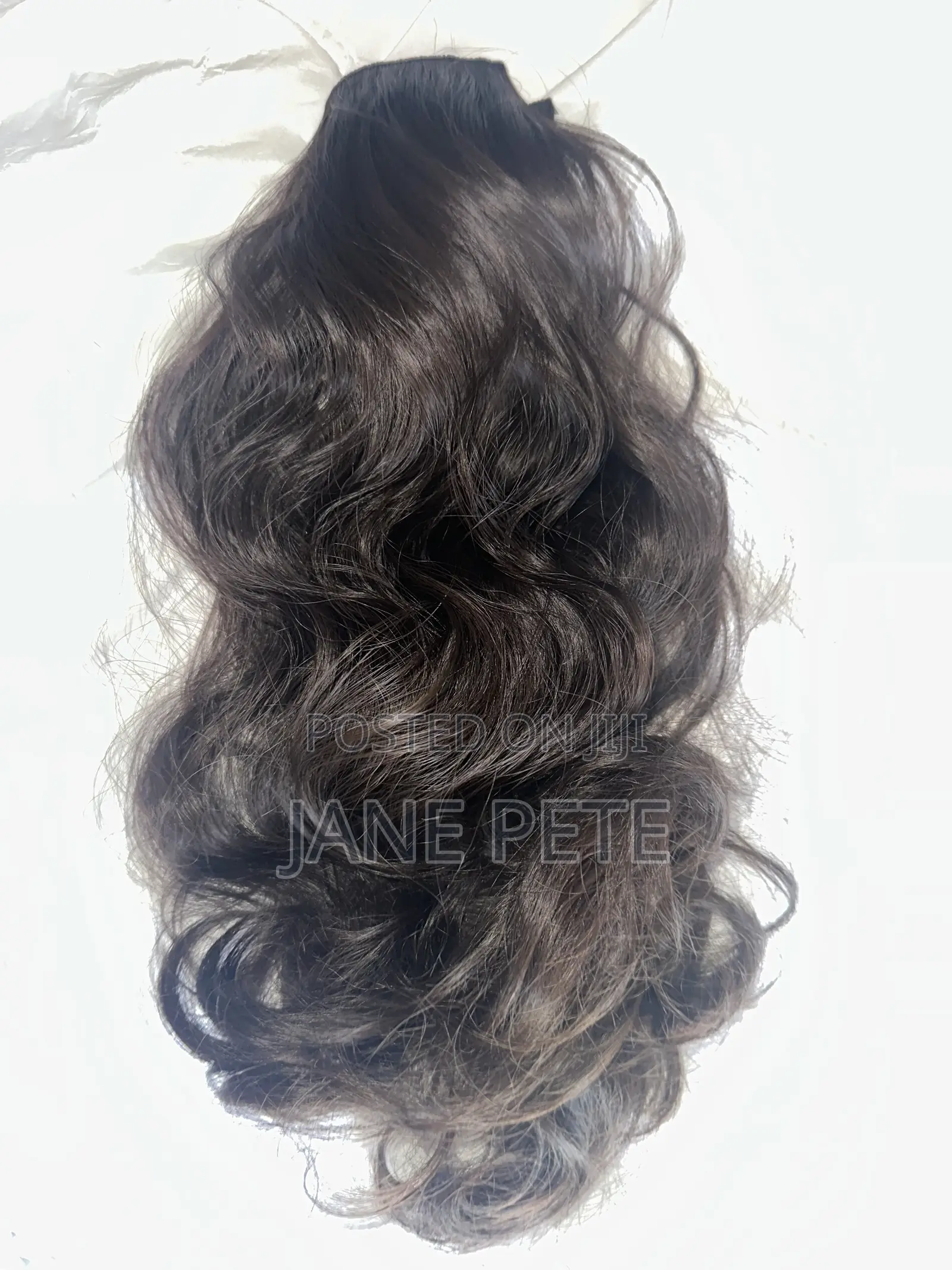 18’Inches Human Hair Ponytail Bounce Natural Color