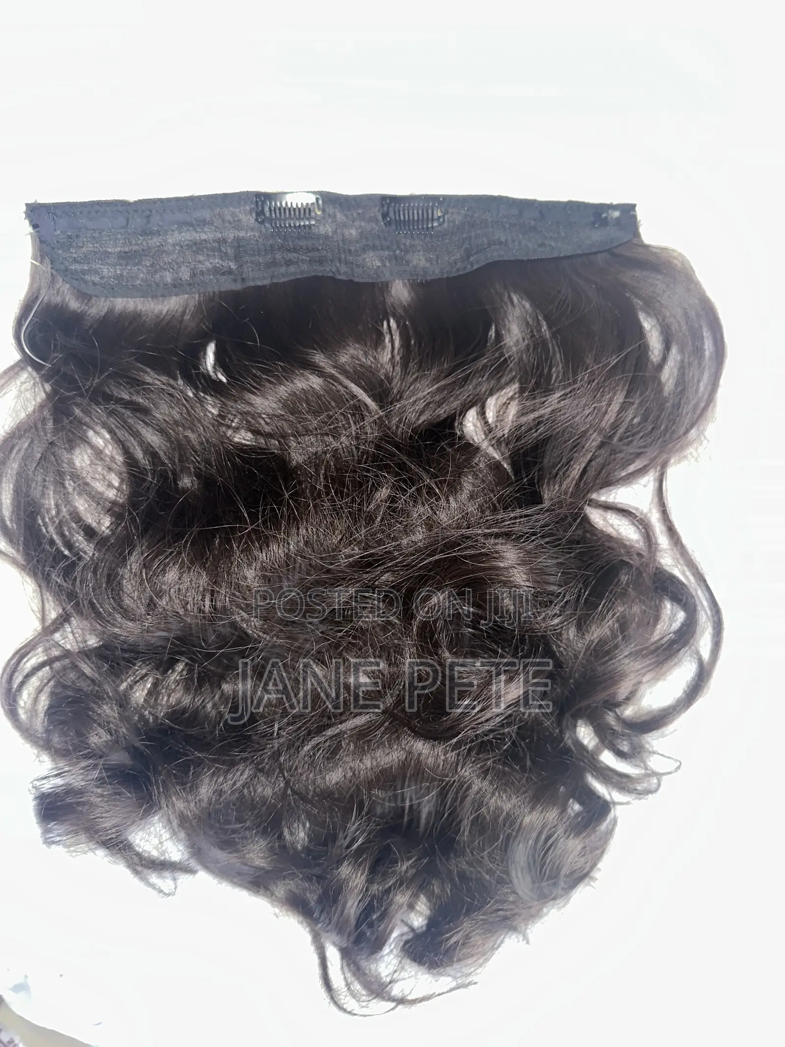 18’Inches Human Hair Ponytail Bounce Natural Color