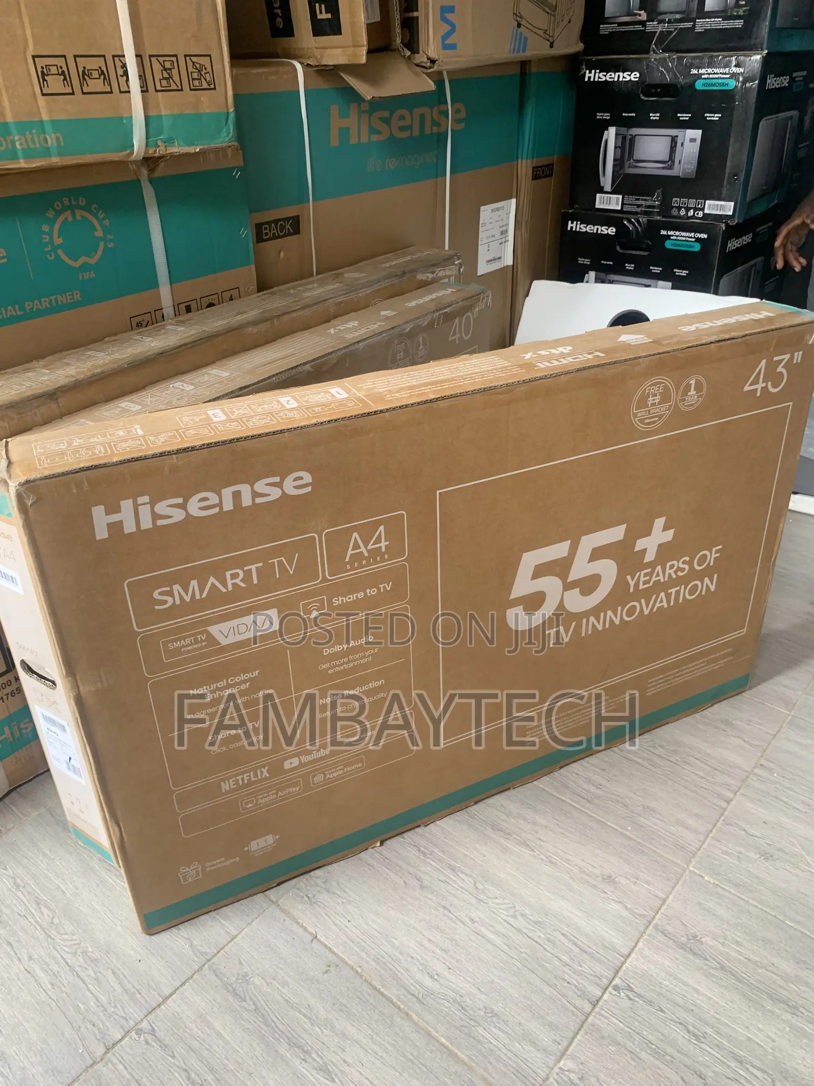 Original Hisense 43 Inches Smart Tv