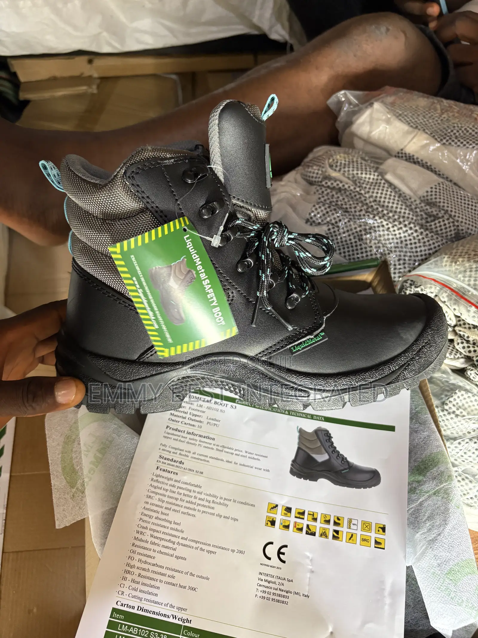Liquidmetal Safety Boot