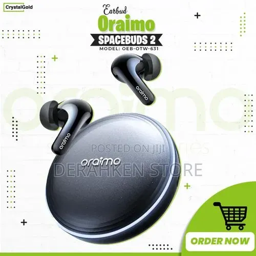 Oraimo Spacebuds 2 Ai Smart 45hrs Playtime With X2 Noise Cancellation