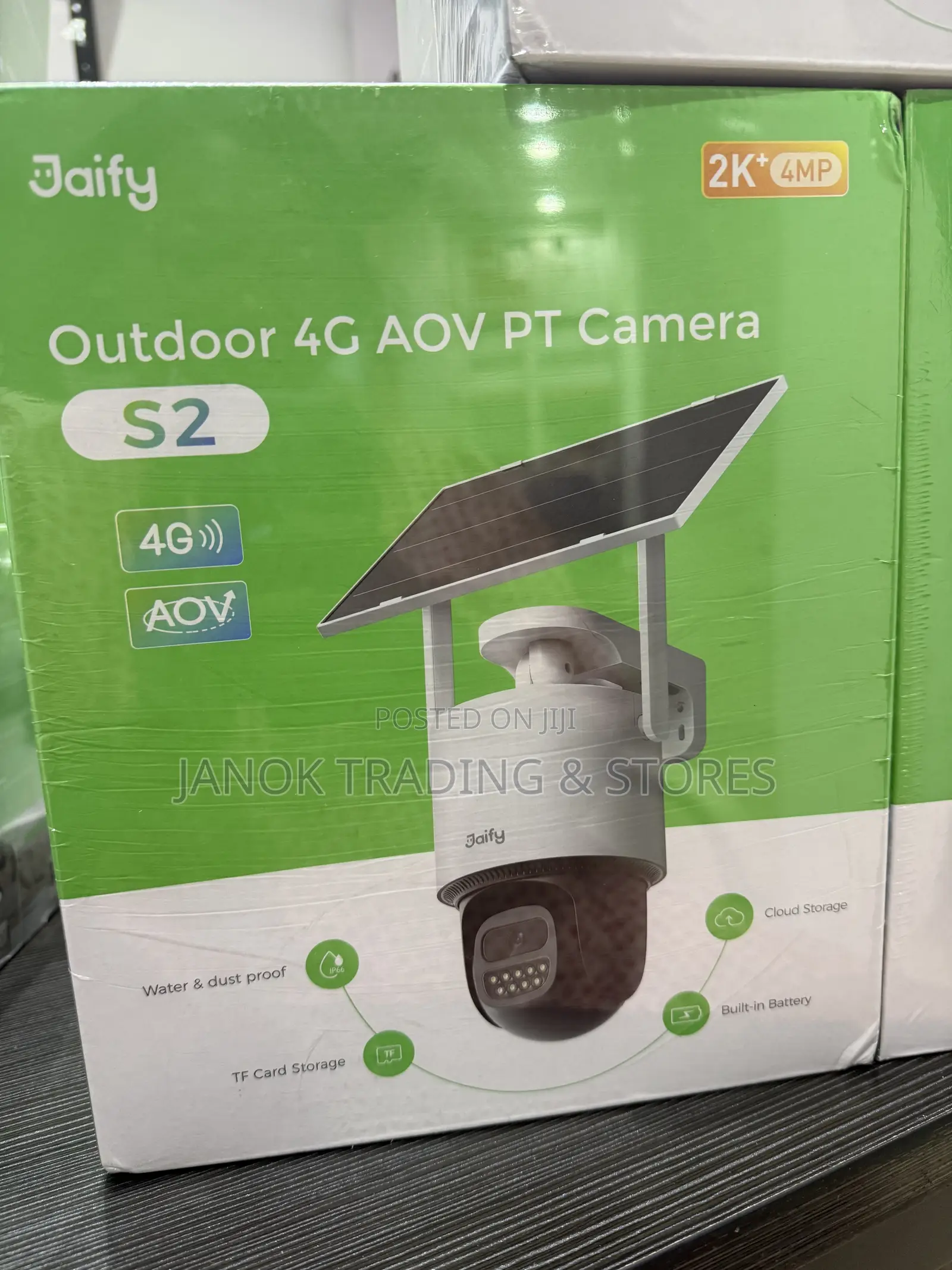 + 4mp Outdoor 4g Aov Dual-Lens Pt Camera