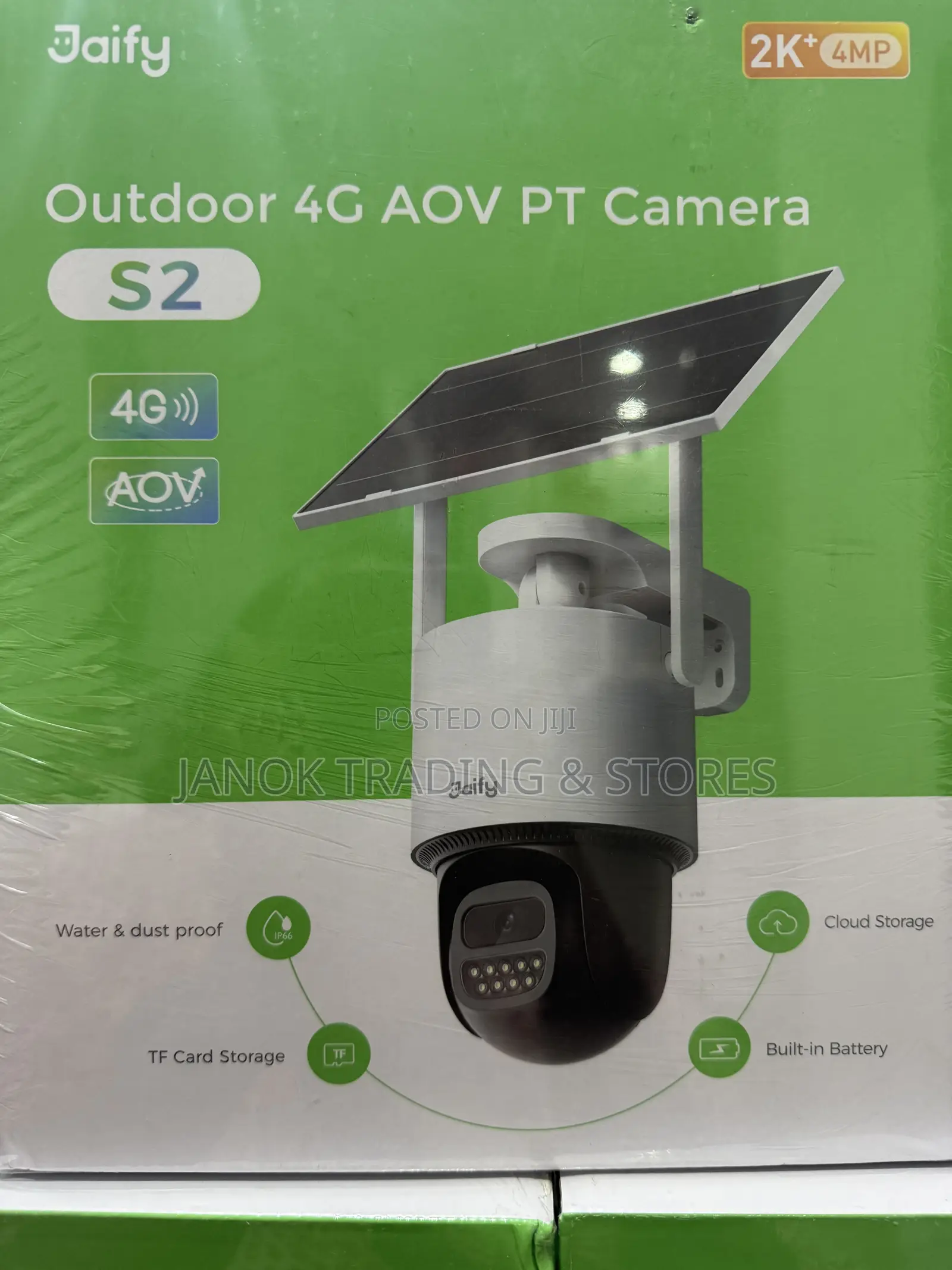  + 4mp Outdoor 4g Aov Dual-Lens Pt Camera