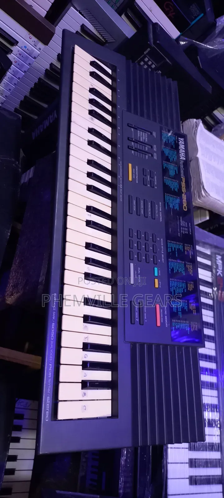 Uk Used Yamaha Pss_280 Children Keyboard.