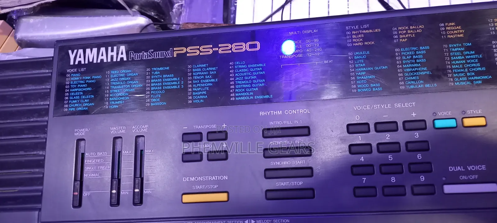Uk Used Yamaha Pss_280 Children Keyboard.