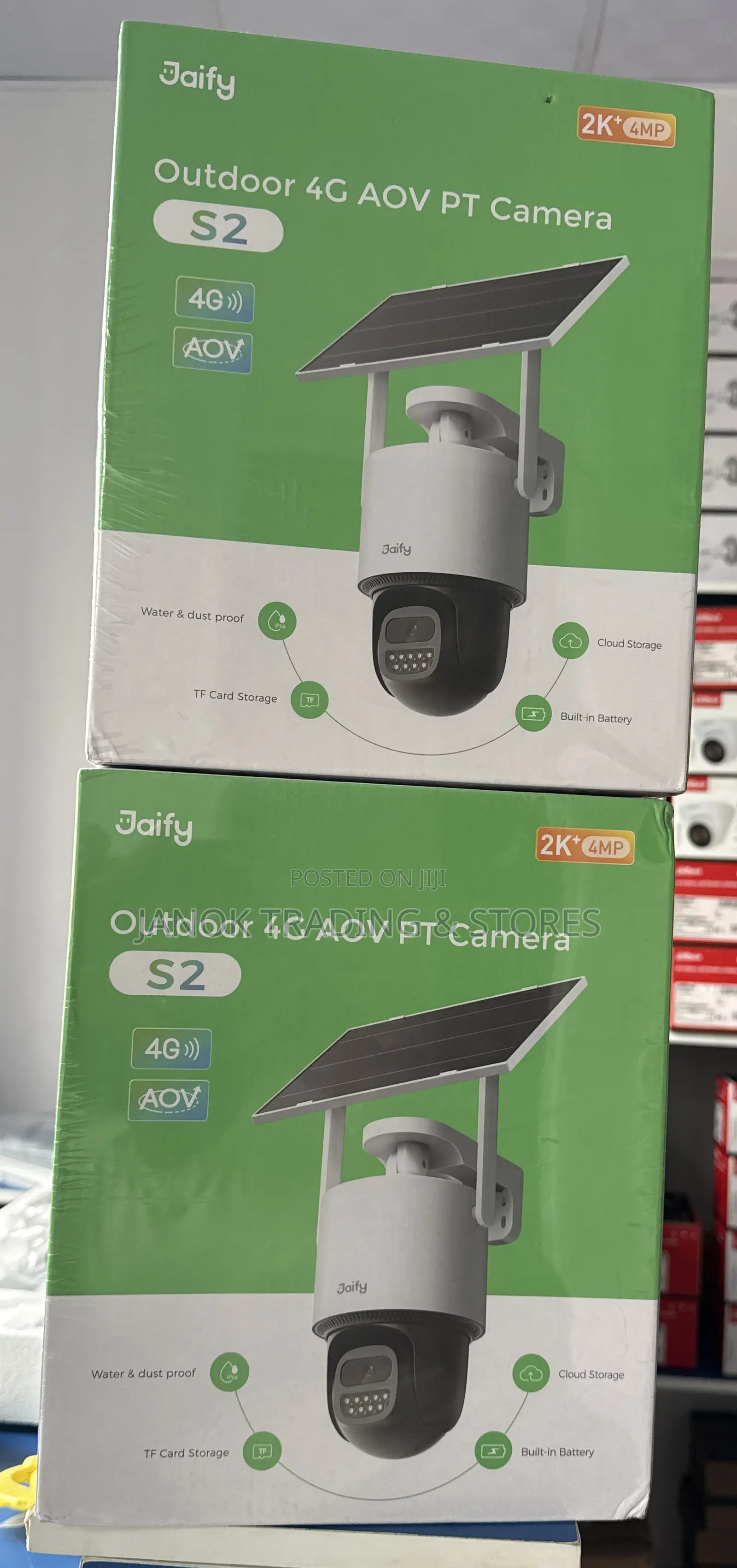  + 4mp Outdoor 4g Aov Dual-Lens Pt Camera