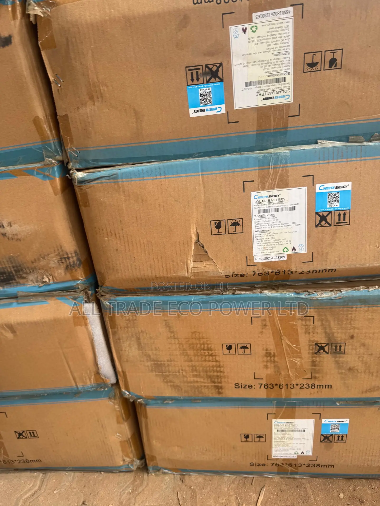 C Worth 10kw Lithium Battery 48v