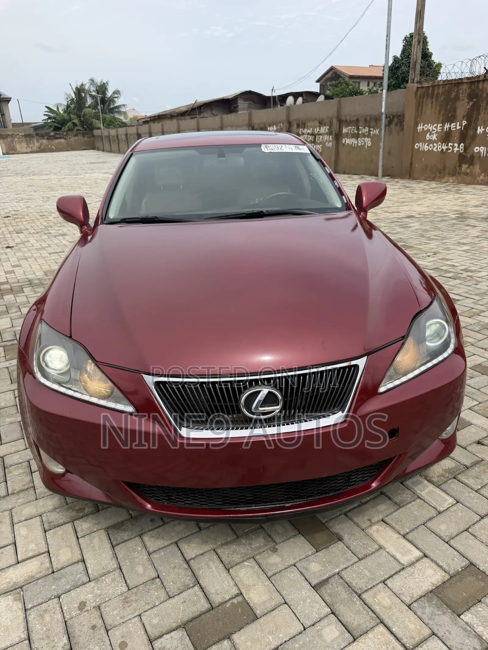 Lexus IS 250 2008 Red