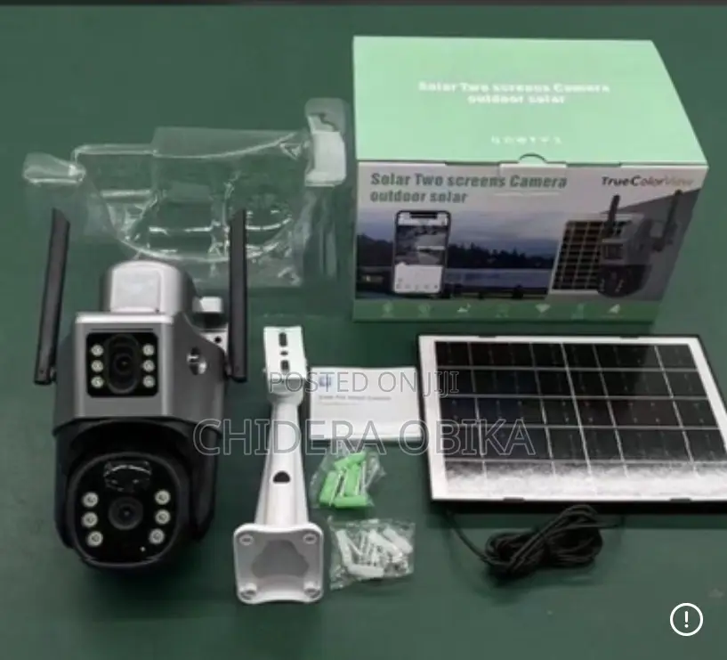 V380 Dual Lens Solar Camera