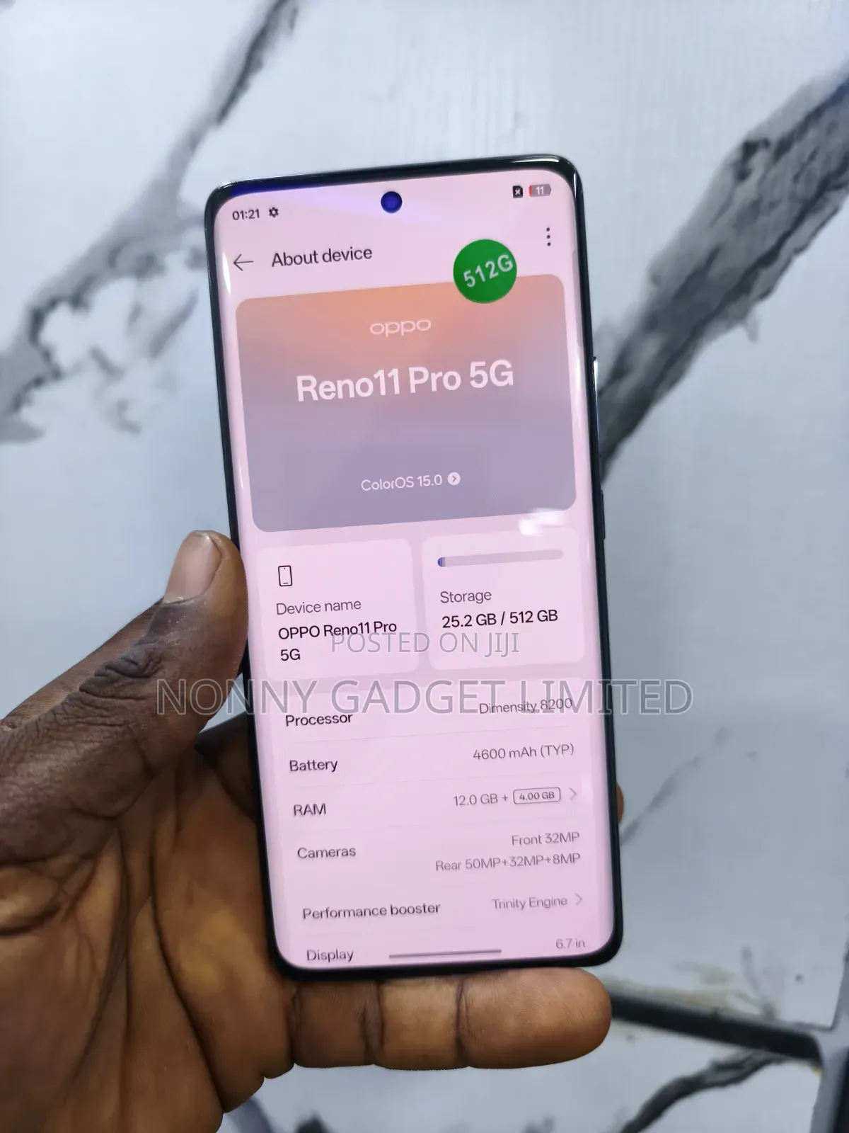 Oppo Reno 11 Pro 5G 512 GB Gray