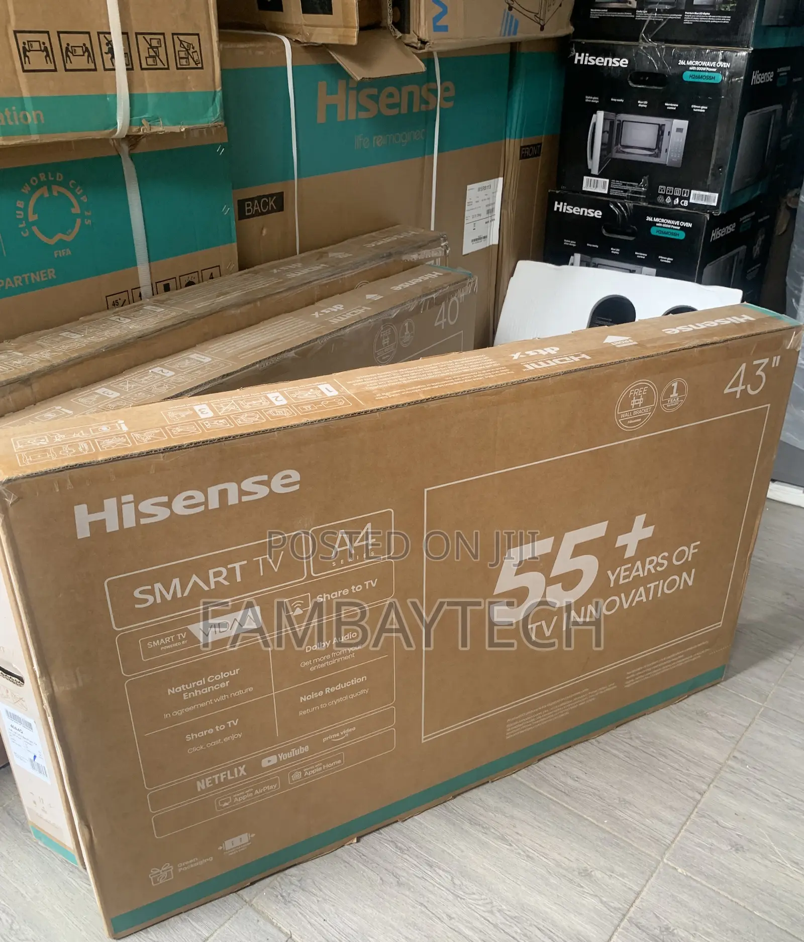 Hisense (43a4s) 43 Inch Wifi Smart Tv