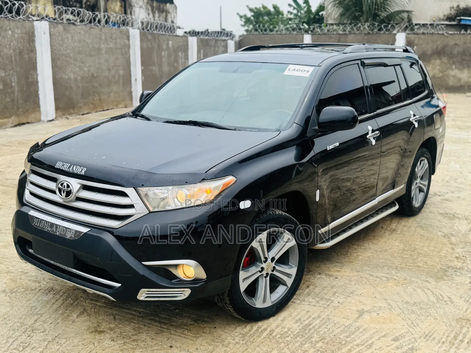 Toyota Highlander Limited 2012 Black