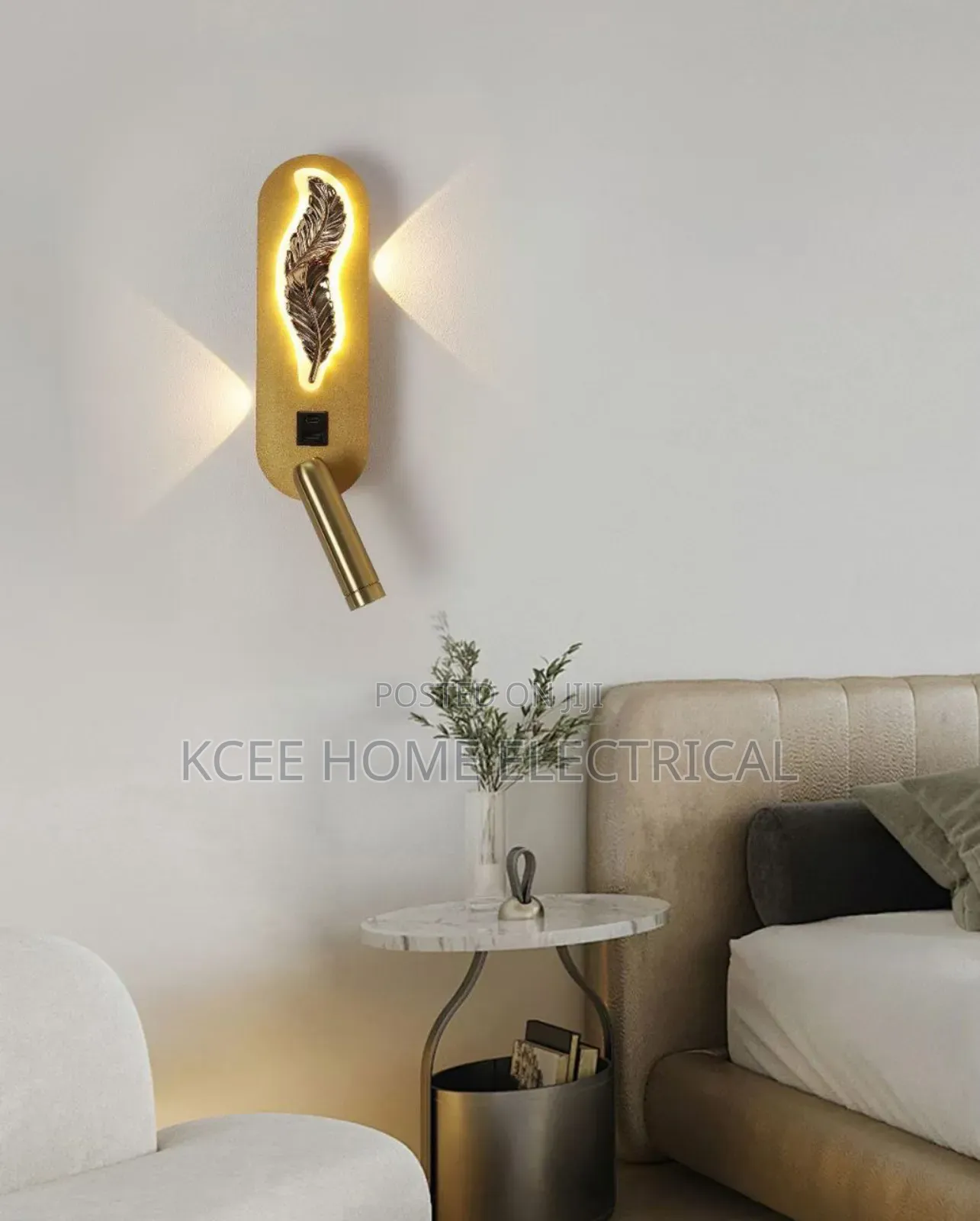 Luxury Led Bedside Wall Light – Modern Bedroom Wall Lamp