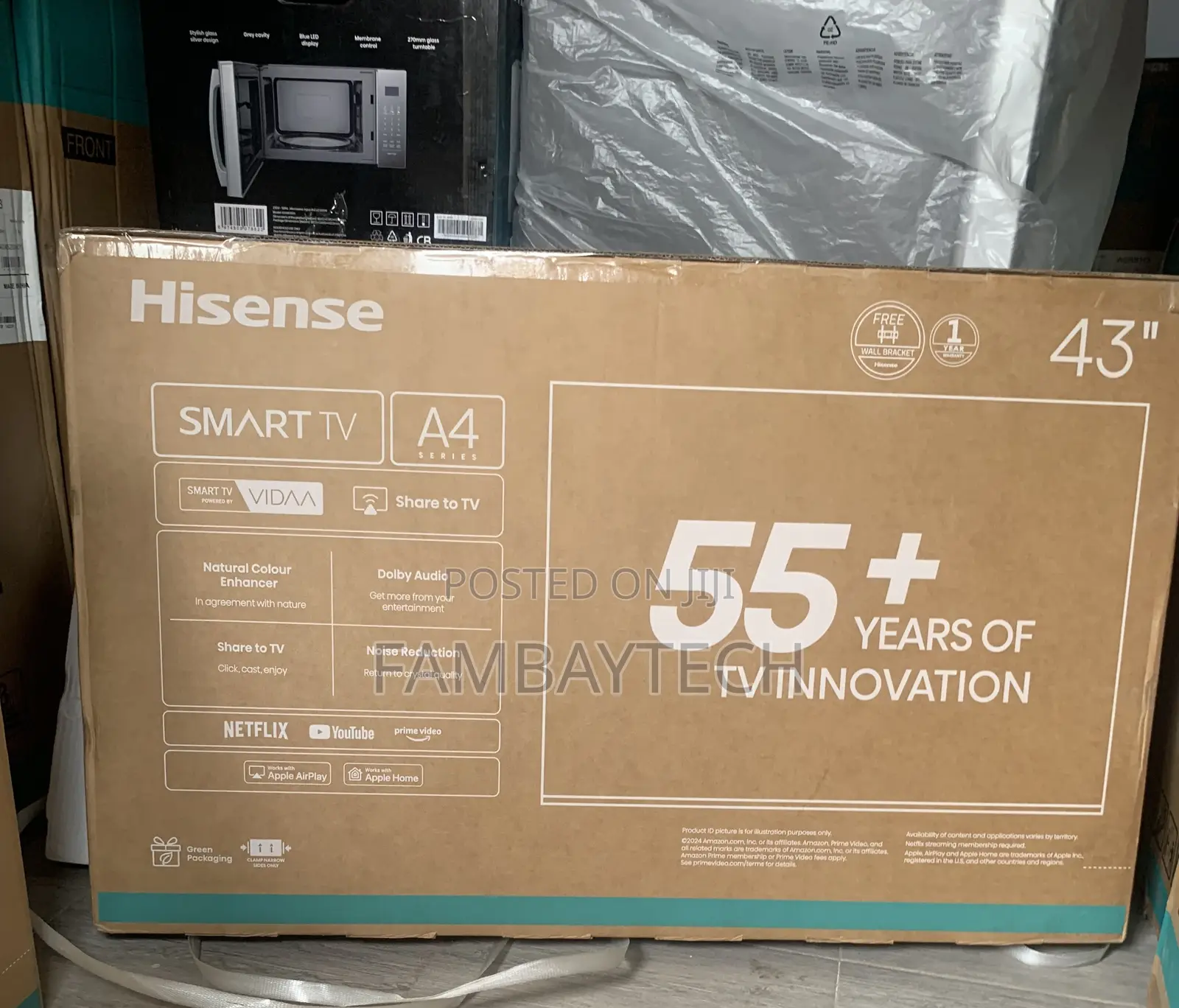 Hisense 1080p Smart Television 43 Inches + Youtube