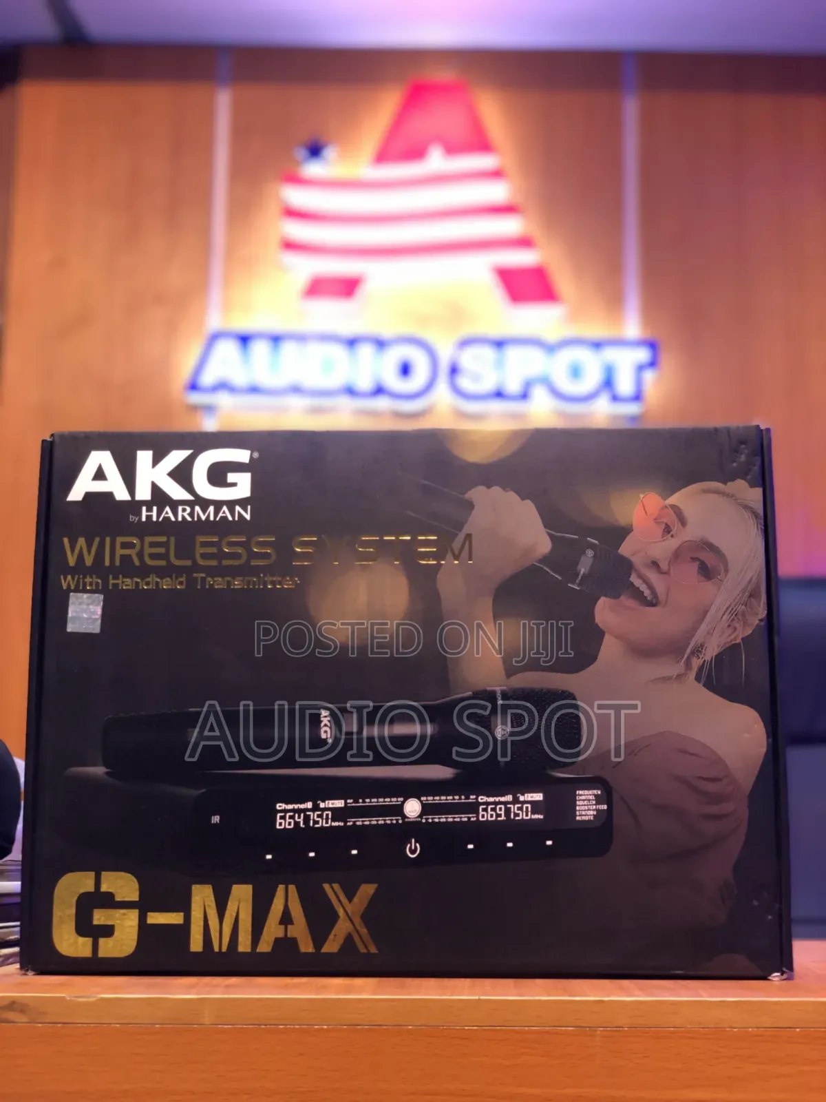 Akg Harman G-Max Professional Dual Handheld Digital Wireless Microphon