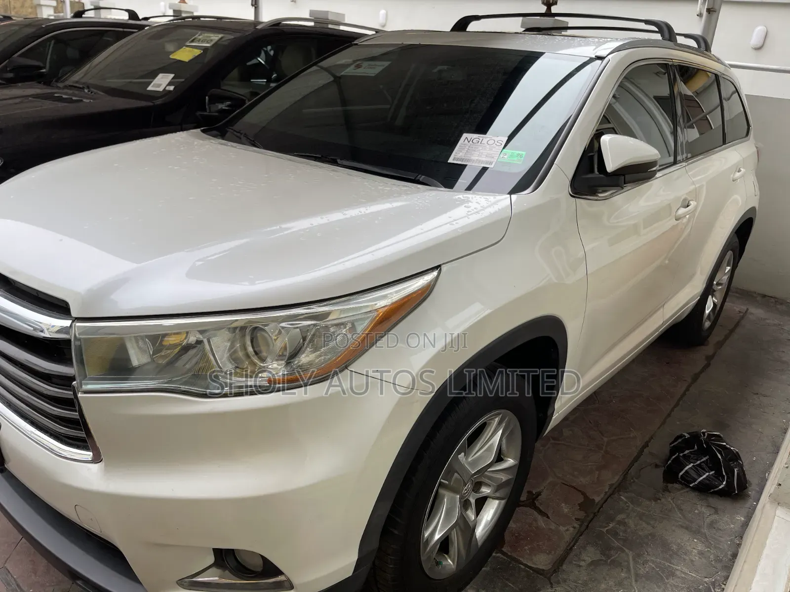 Toyota Highlander Limited 4dr SUV AWD (3.5L 6cyl 6A) 2014 White