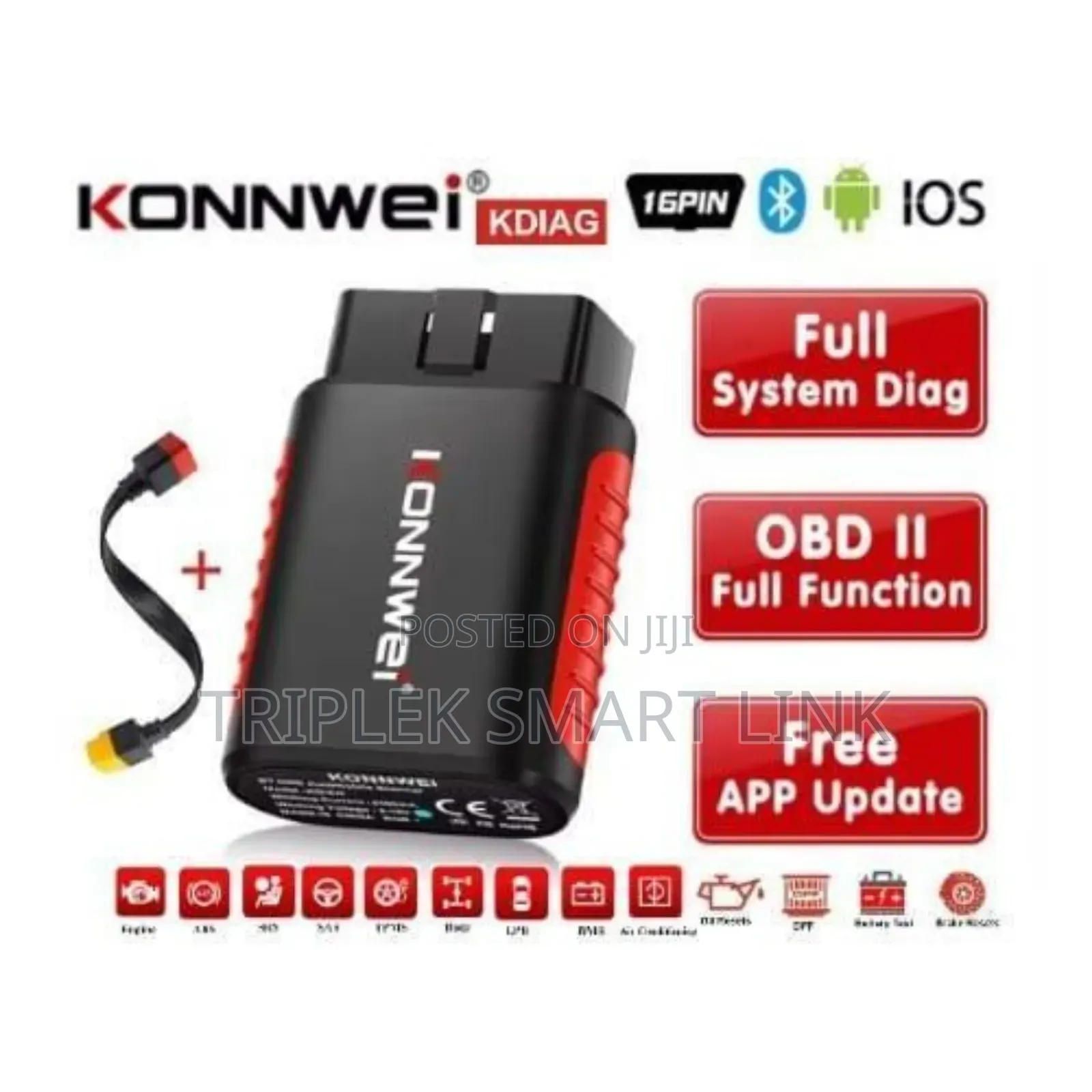 Konnwei Kdiag Bluetooth Car Scanner Diagnostic Tools and Cable