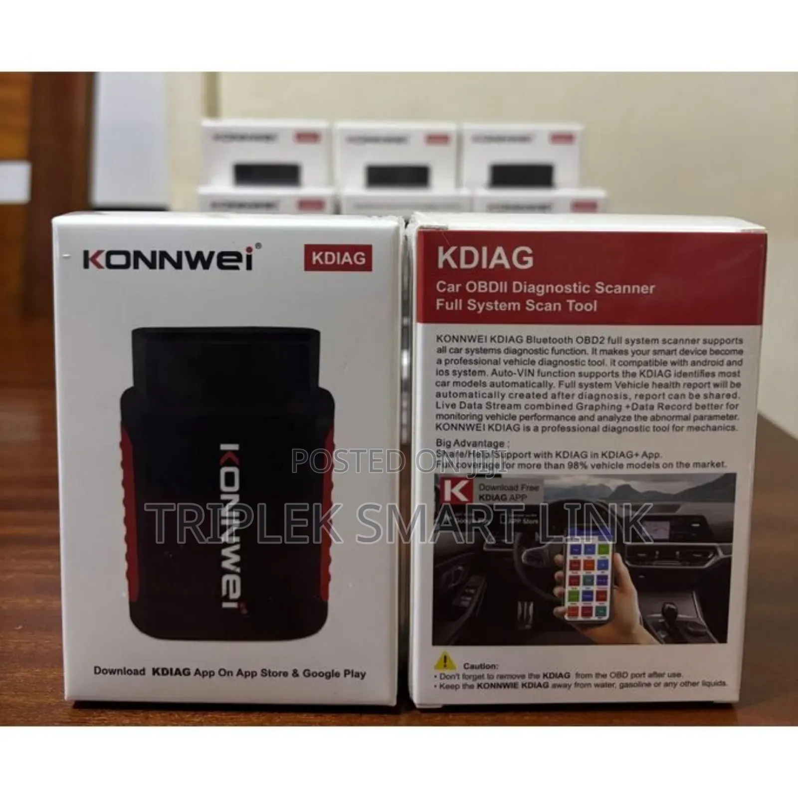 Konnwei Kdiag Bluetooth Car Scanner Diagnostic Tools and Cable