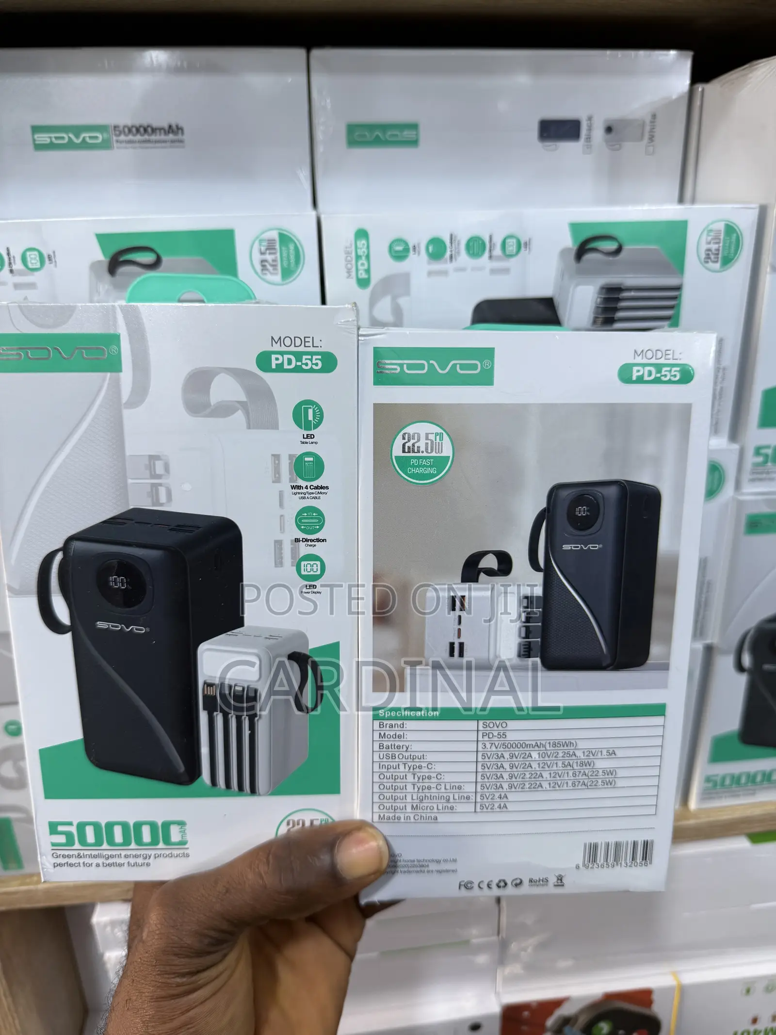 Pd - 55 50,000mah Sovo Power Bank