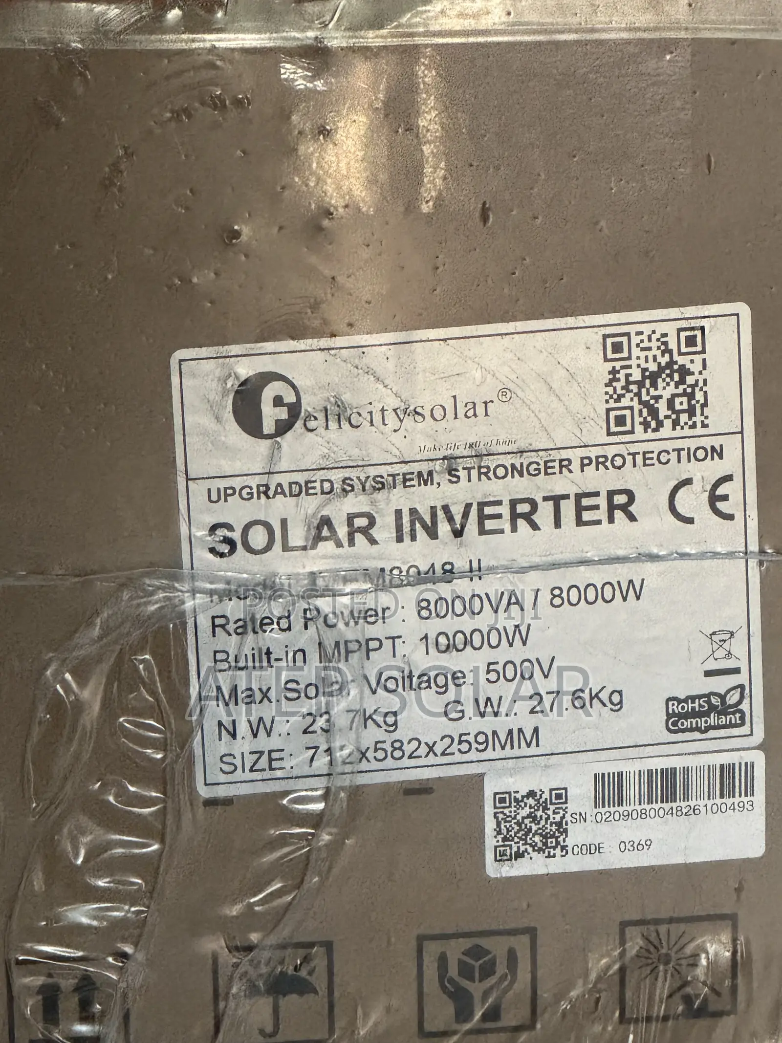 8kva Felicity Hybrid Inverter (Ivem)
