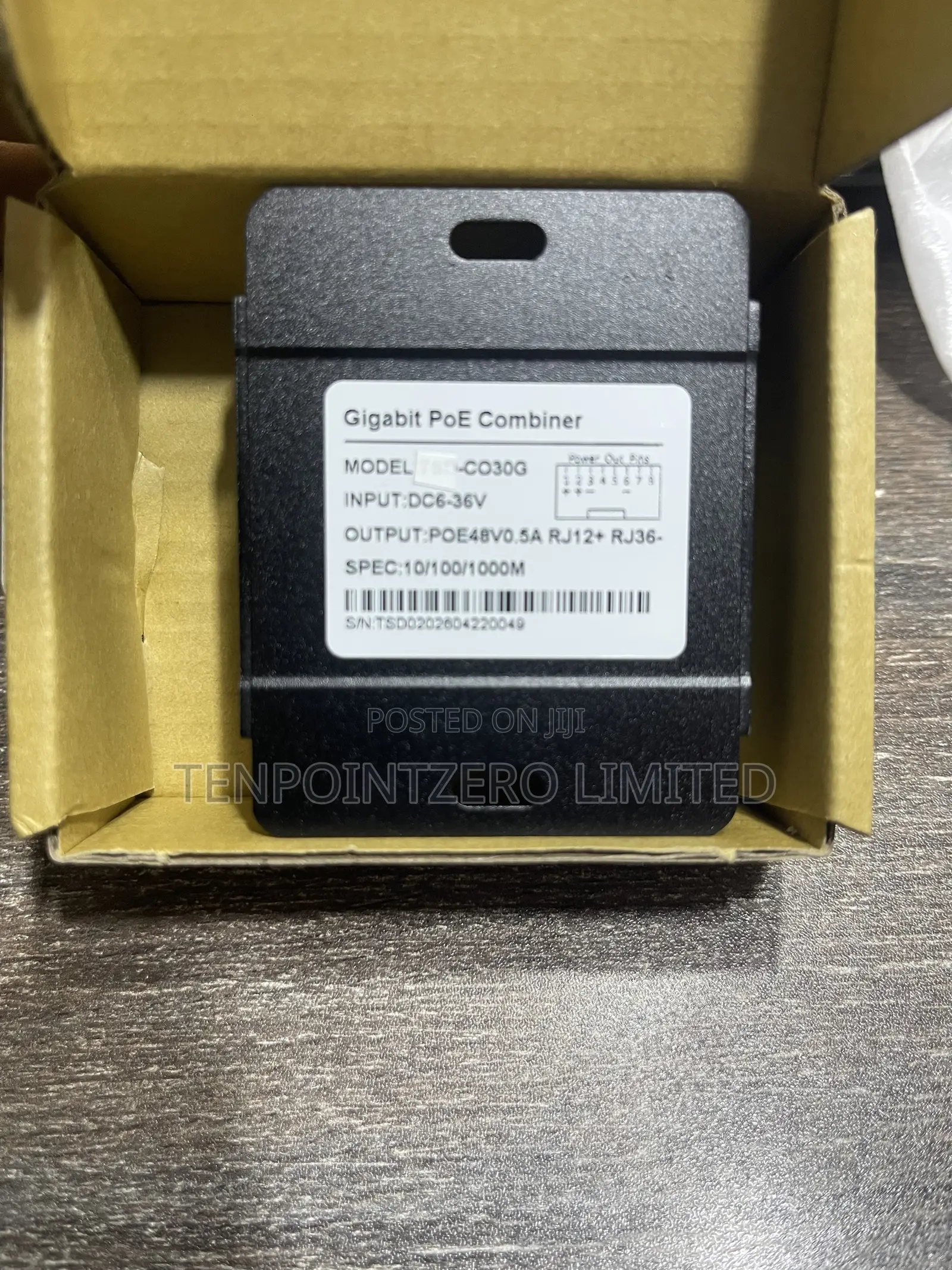 Gigabit Poe Injector (9-36v Input)