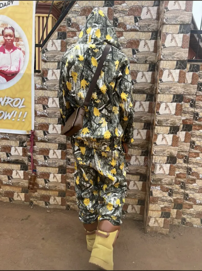 Forest Camouflage Hoodie With Joggers