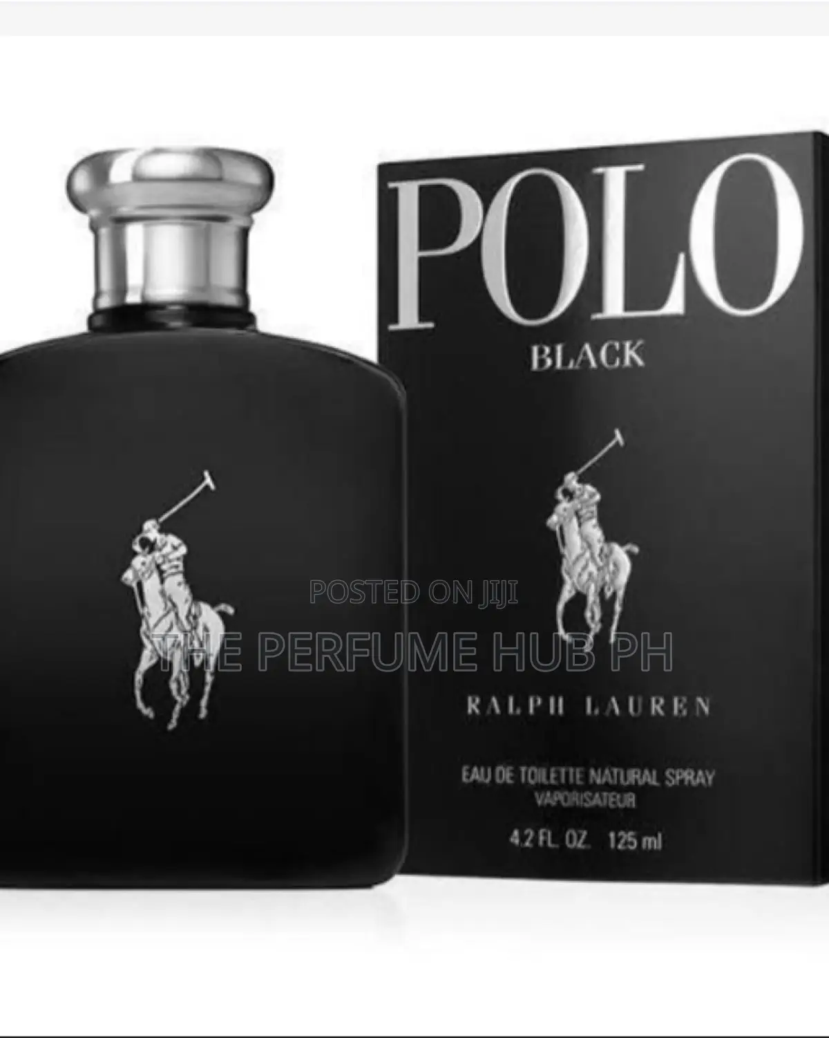Ralph Lauren Polo Black Eau De Toilette 125ml for Men Boxed