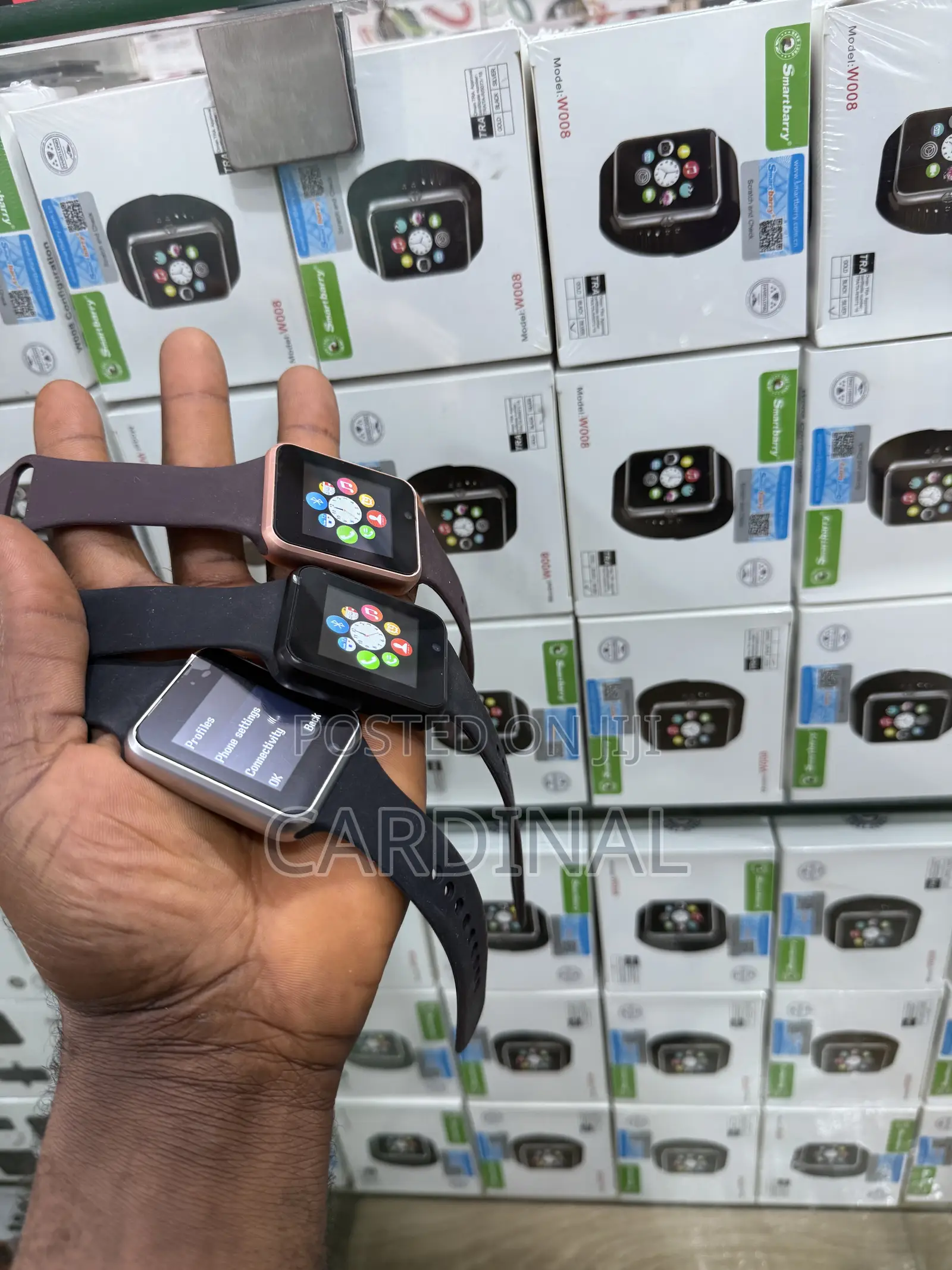 W008 Sim Card and Memory Card Smart Watch