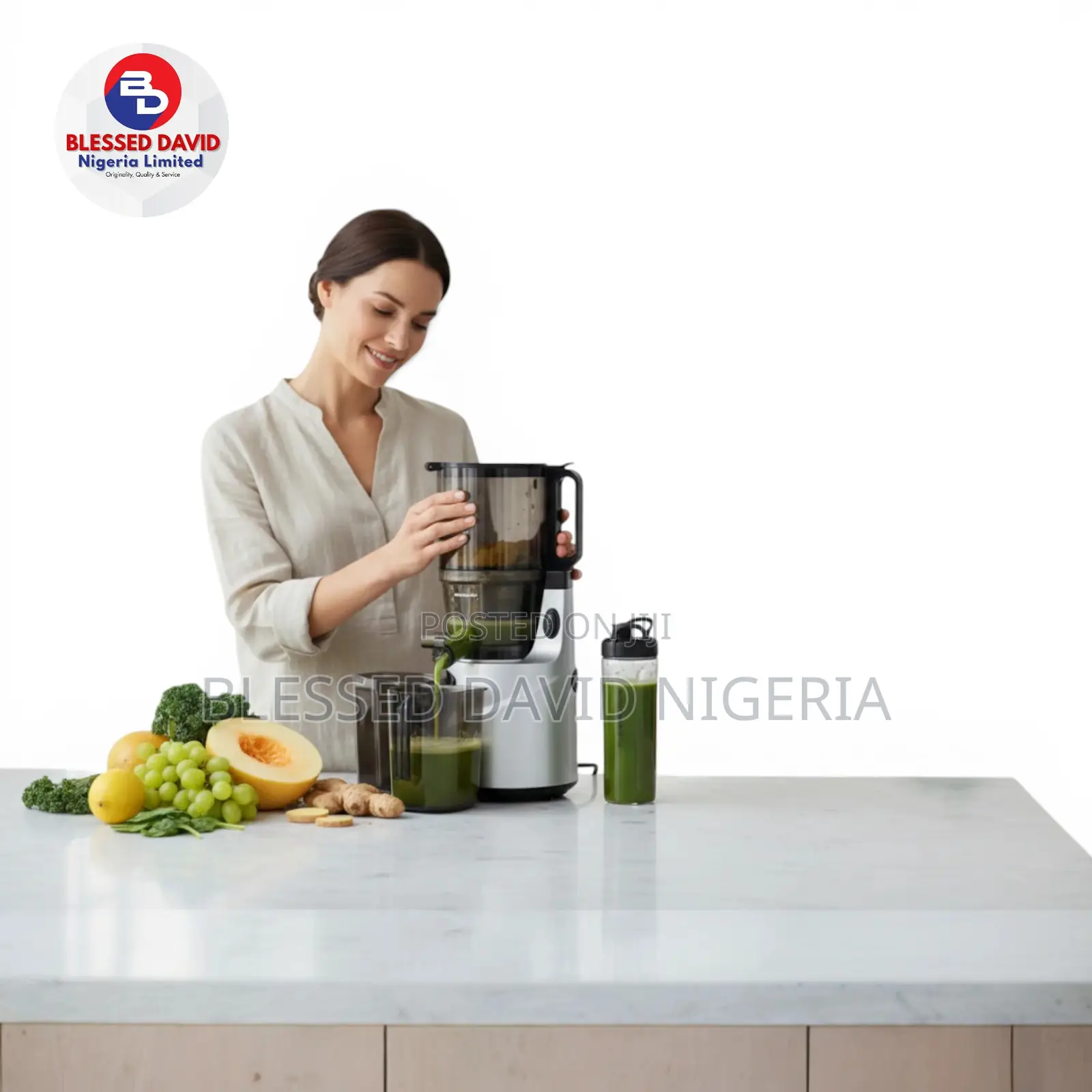 Buchymix Bj-25 Heavy Duty Hands-Free Masticating Slow Juicer