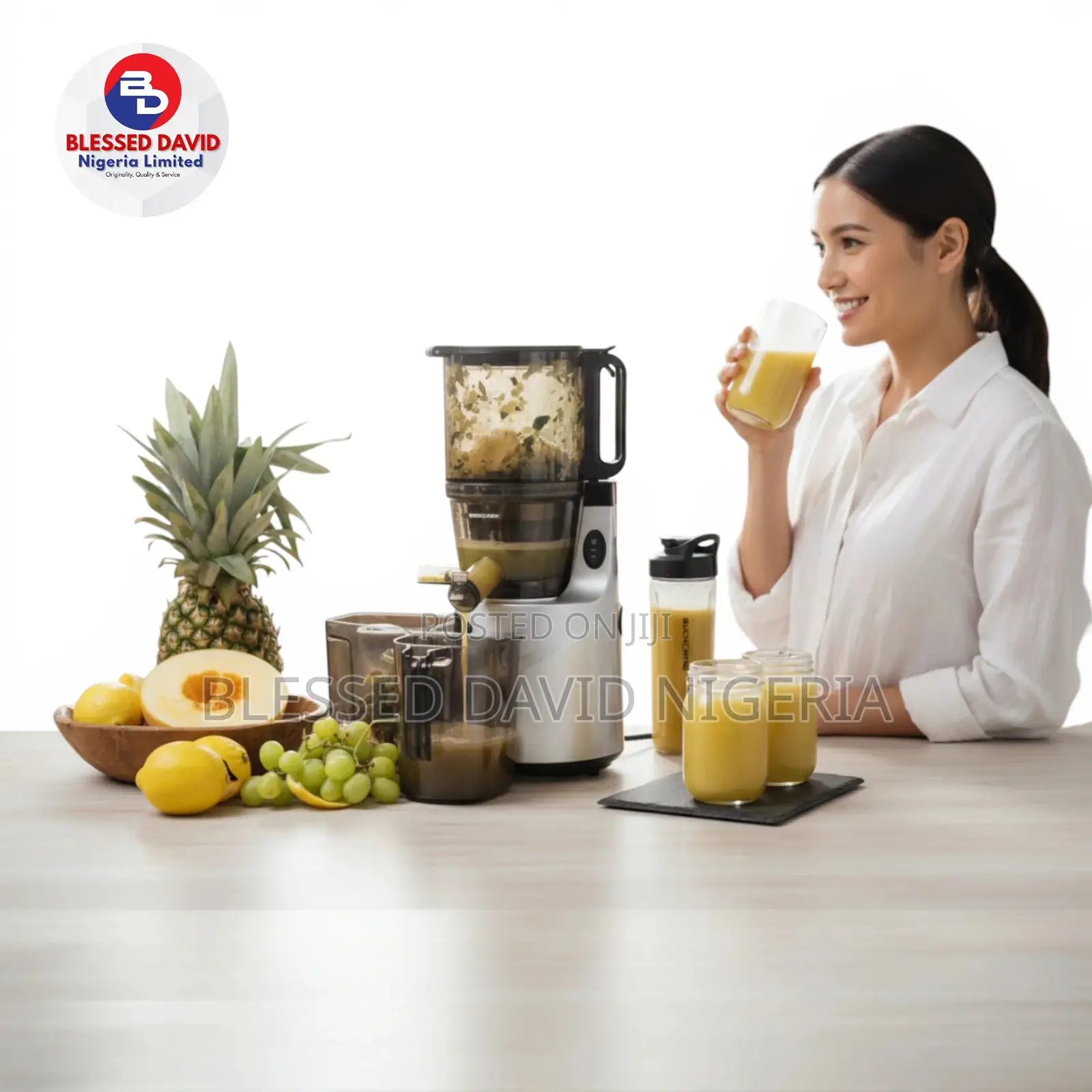 Buchymix Bj-25 Heavy Duty Hands-Free Masticating Slow Juicer