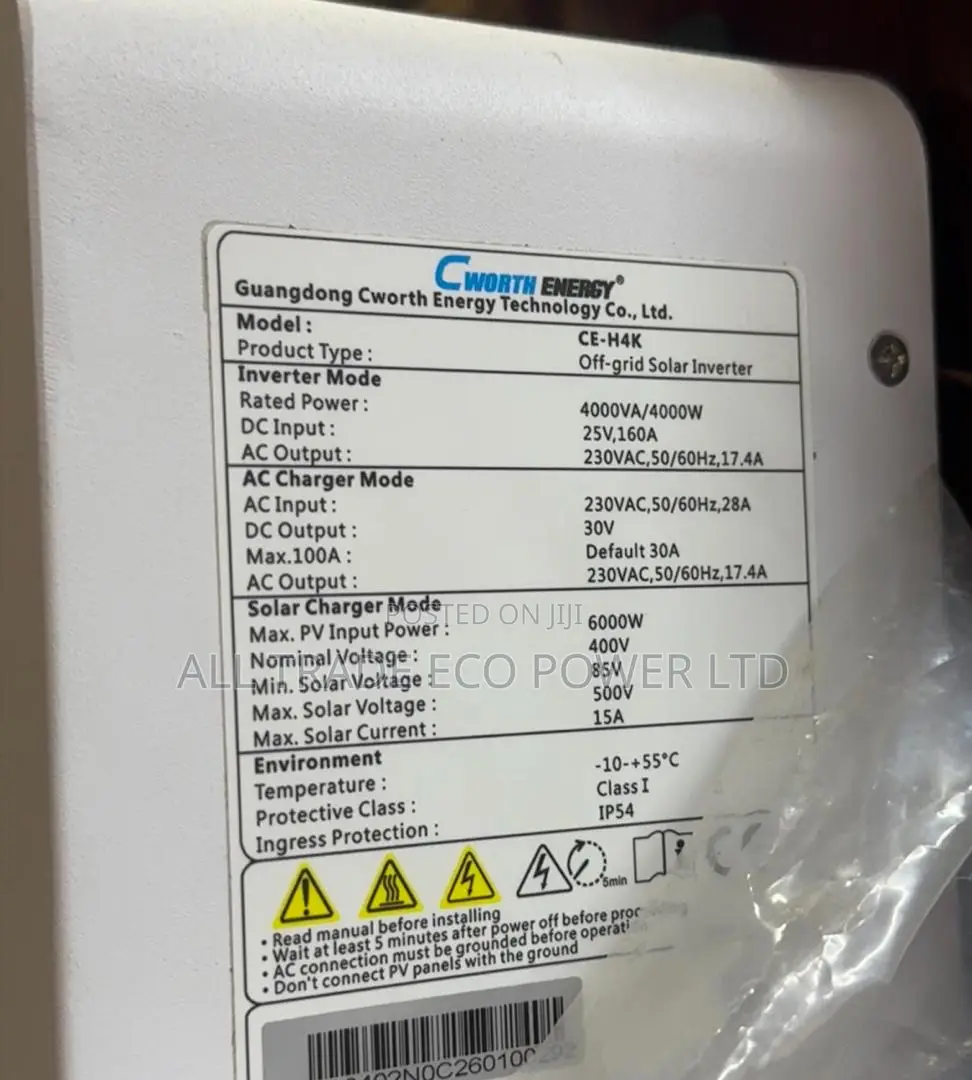 C Worth Inverter 4kva Hybrid 24v