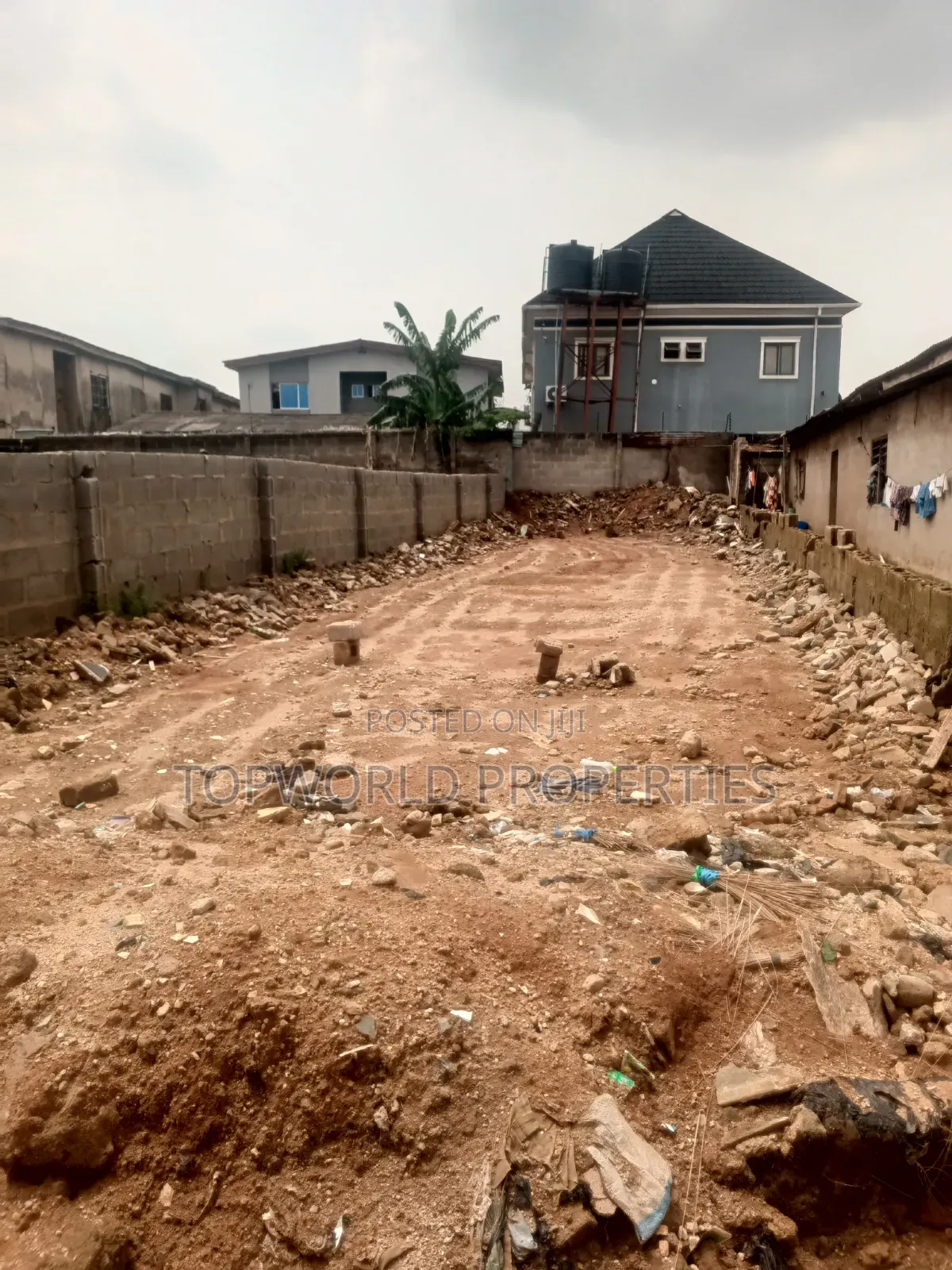 Half Plot of Land Along Tarred Street at Balogun