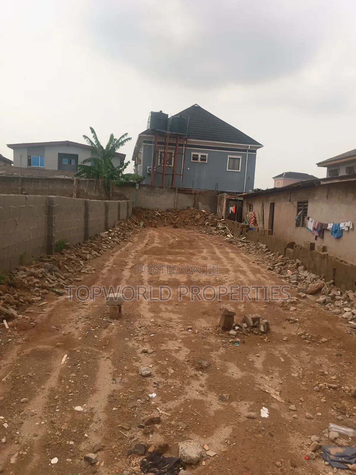 Half Plot of Land Along Tarred Street at Balogun