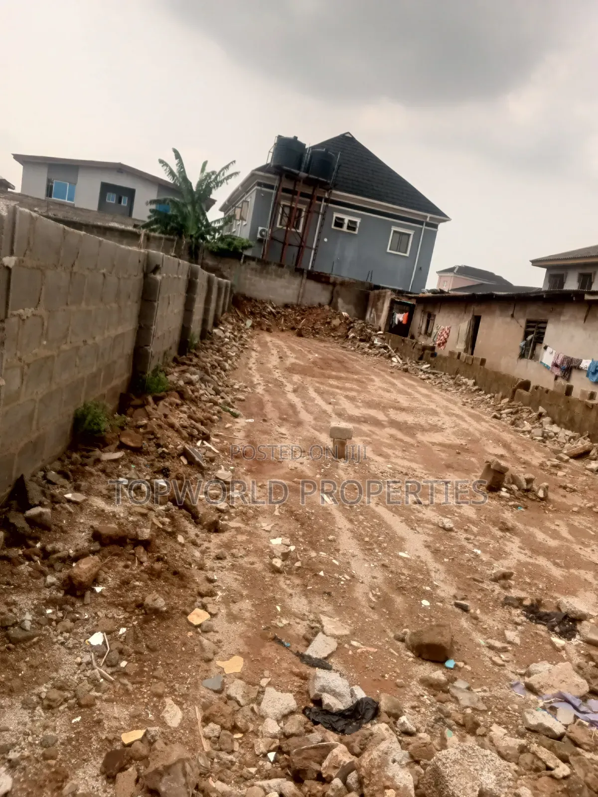 Half Plot of Land Along Tarred Street at Balogun