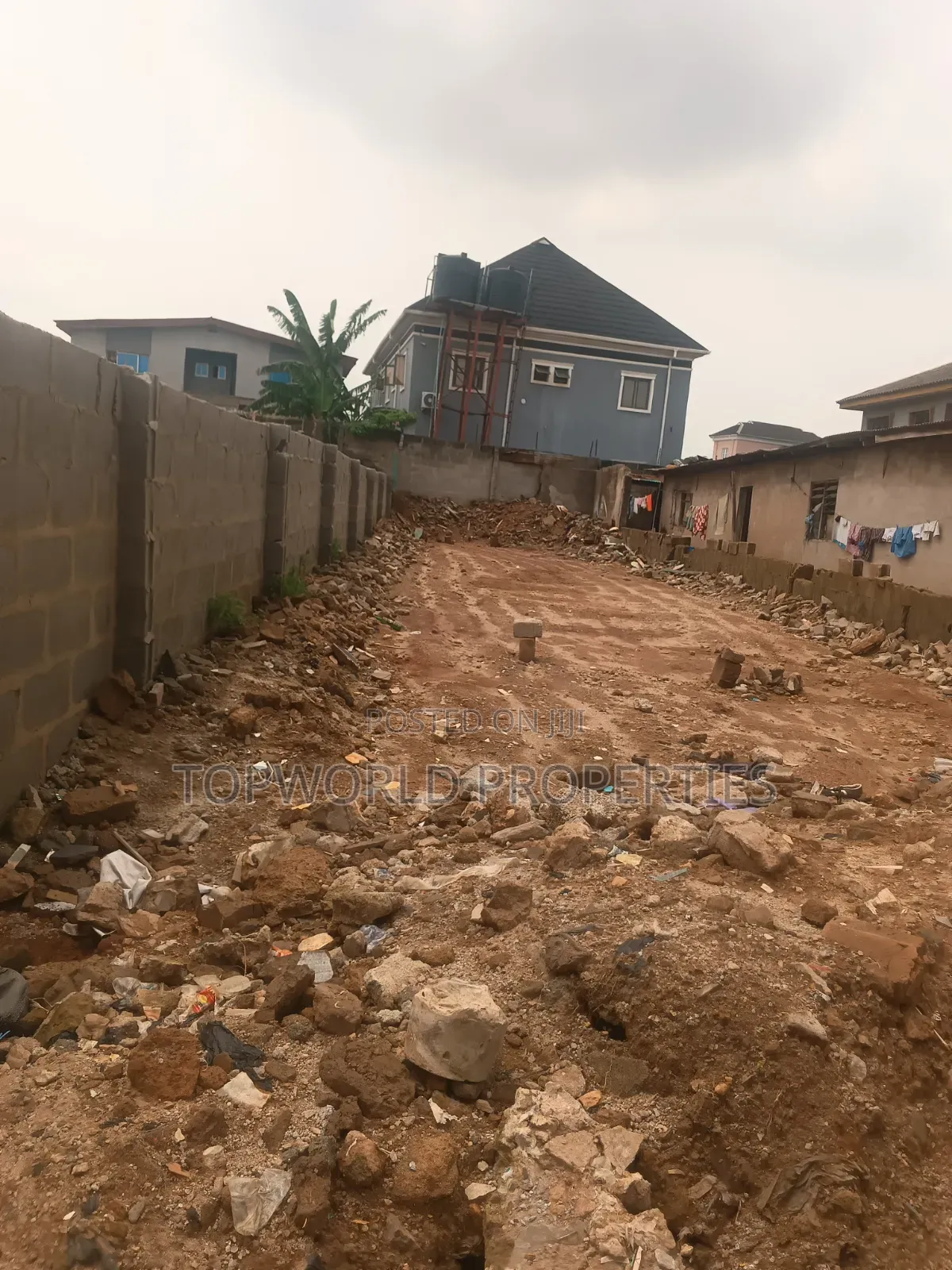 Half Plot of Land Along Tarred Street at Balogun