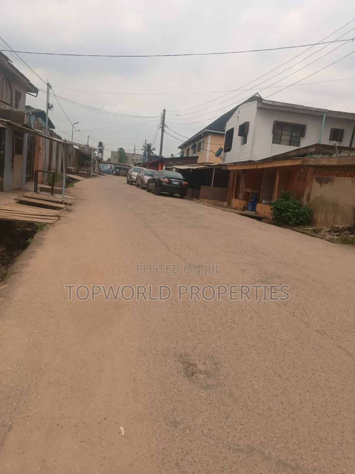 Half Plot of Land Along Tarred Street at Balogun