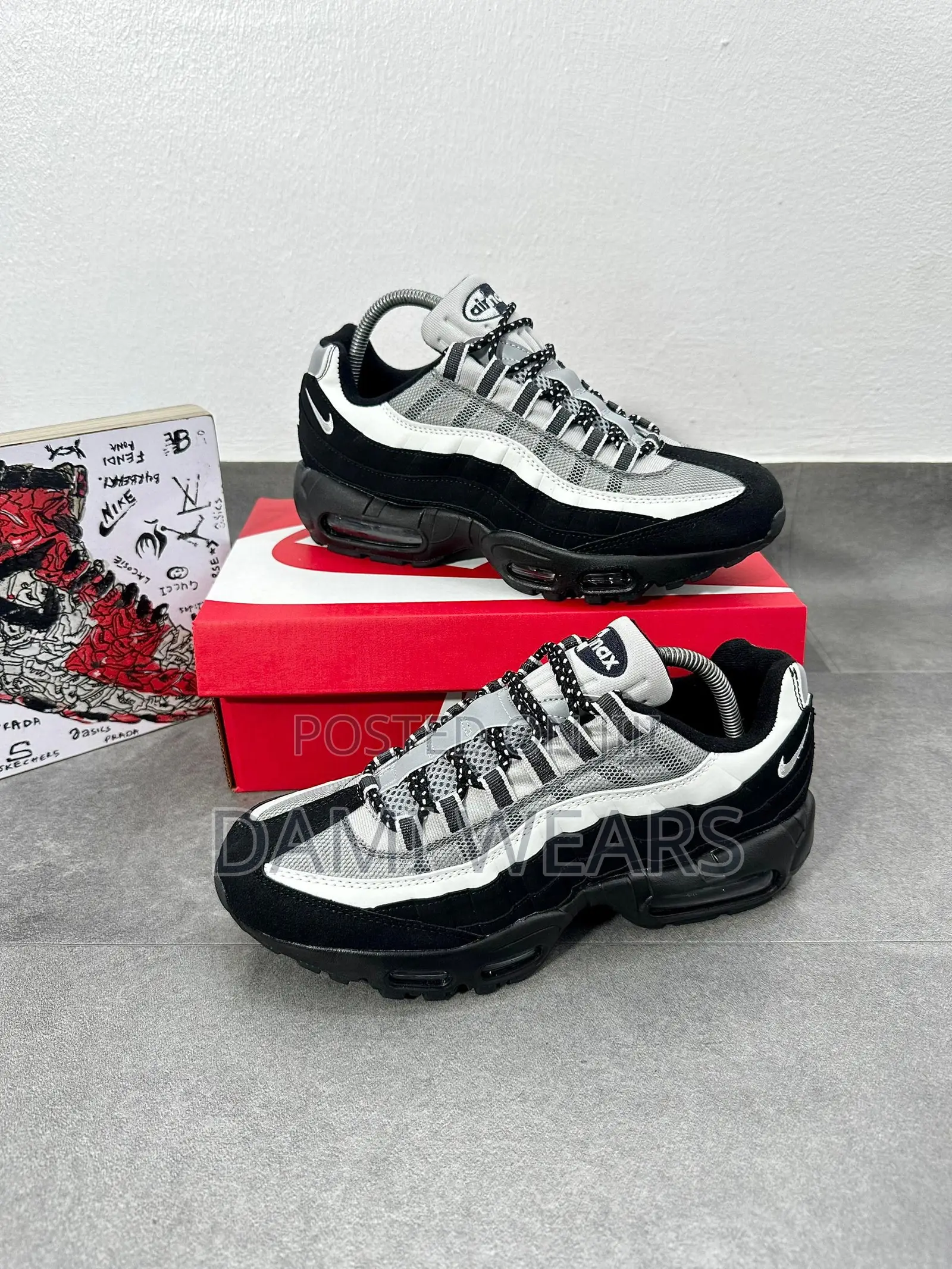 Nike Airmax 95 Og Black and White