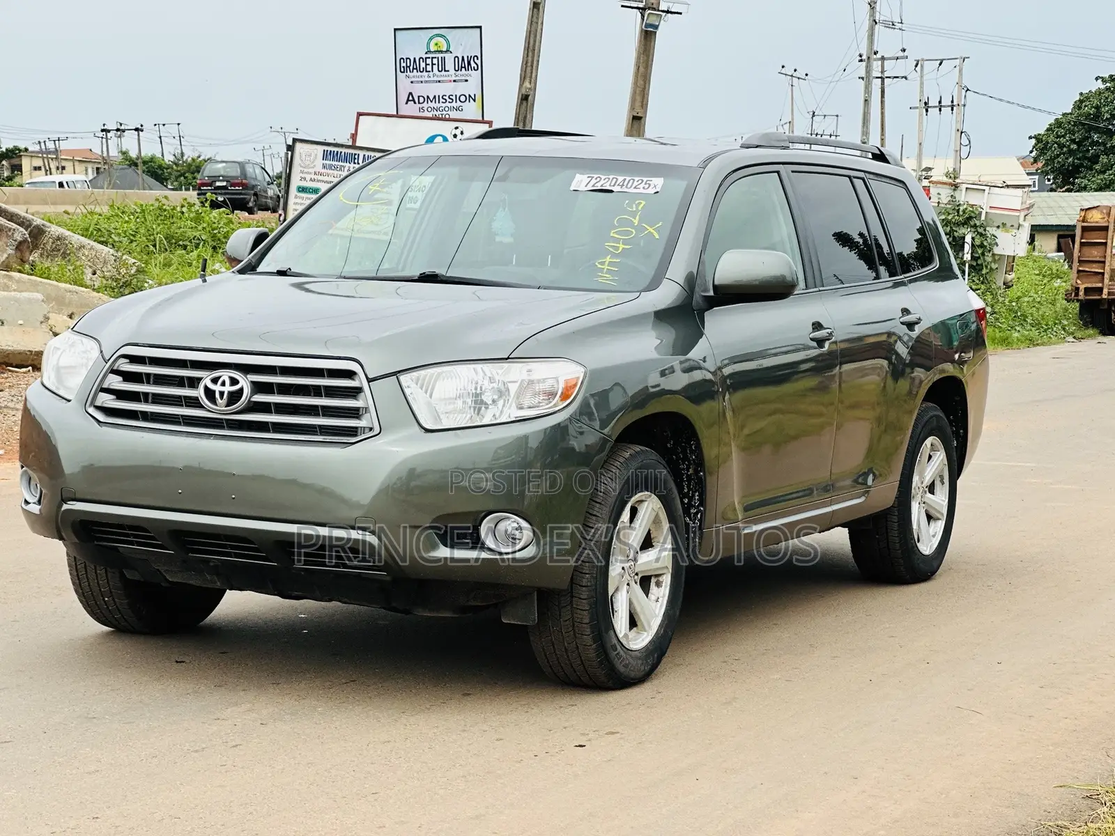 Toyota Highlander Sport 2008 Green