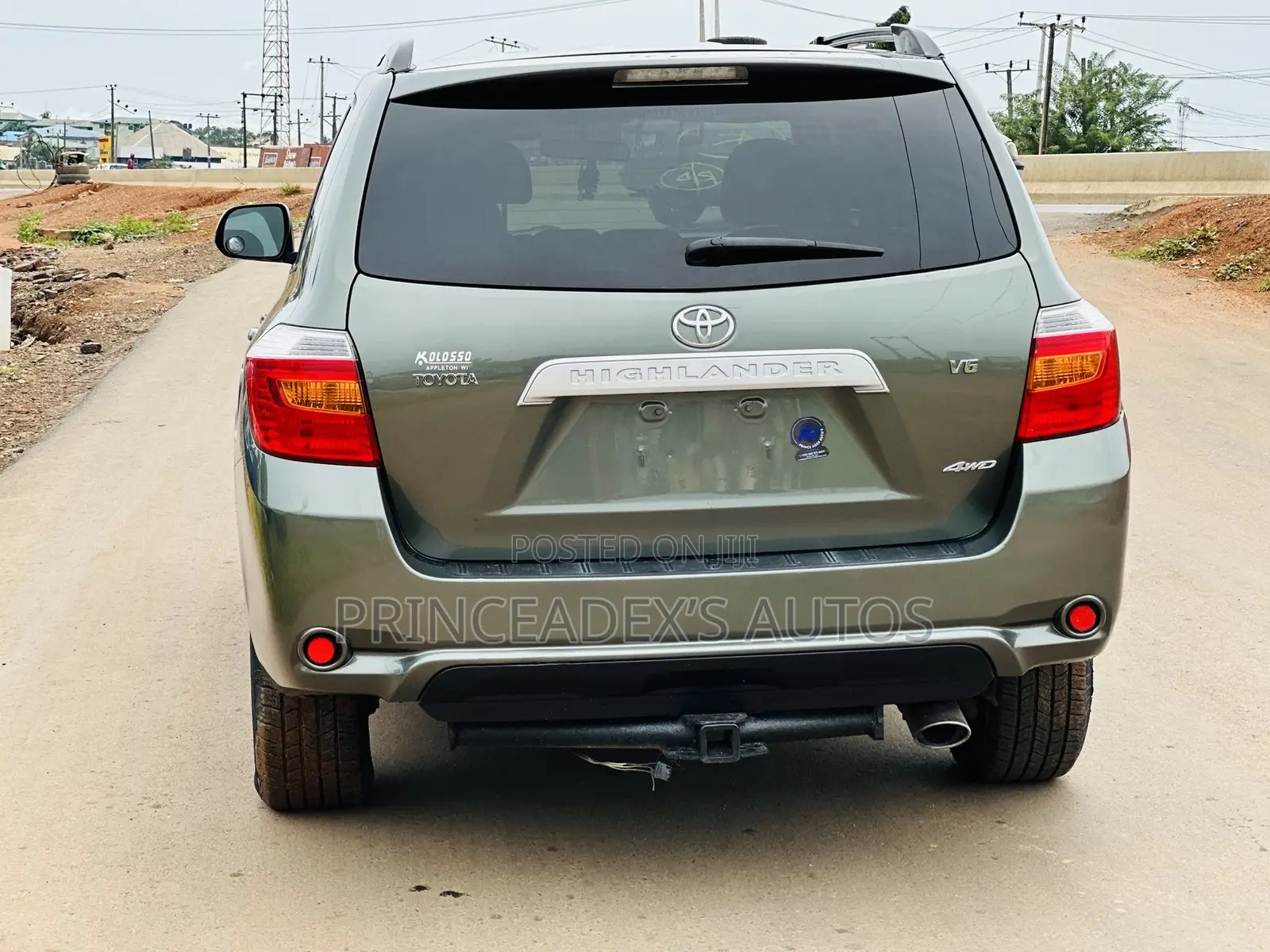 Toyota Highlander Sport 2008 Green