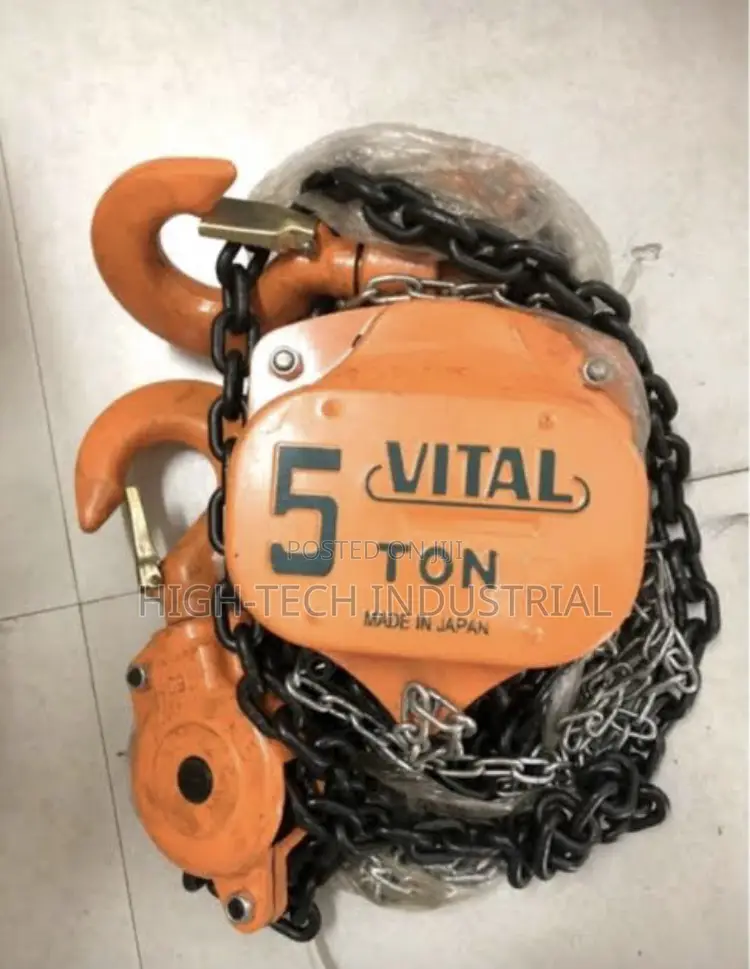5-Ton Vital Brand Manual Chian Block Hoist