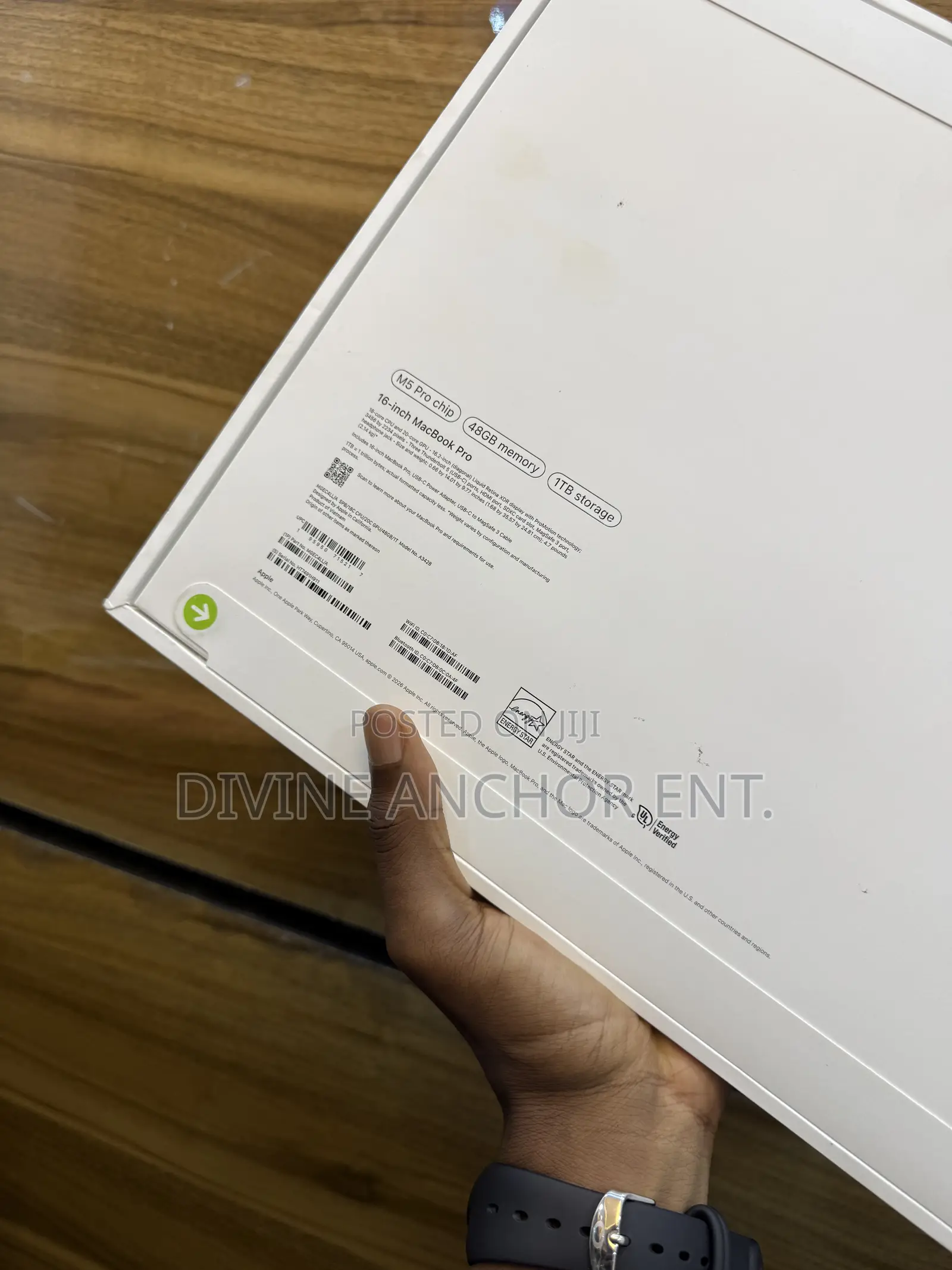 New Apple MacBook Pro 2026 M5 Pro 16-inch 48GB Apple M5 Pro SSD 1T