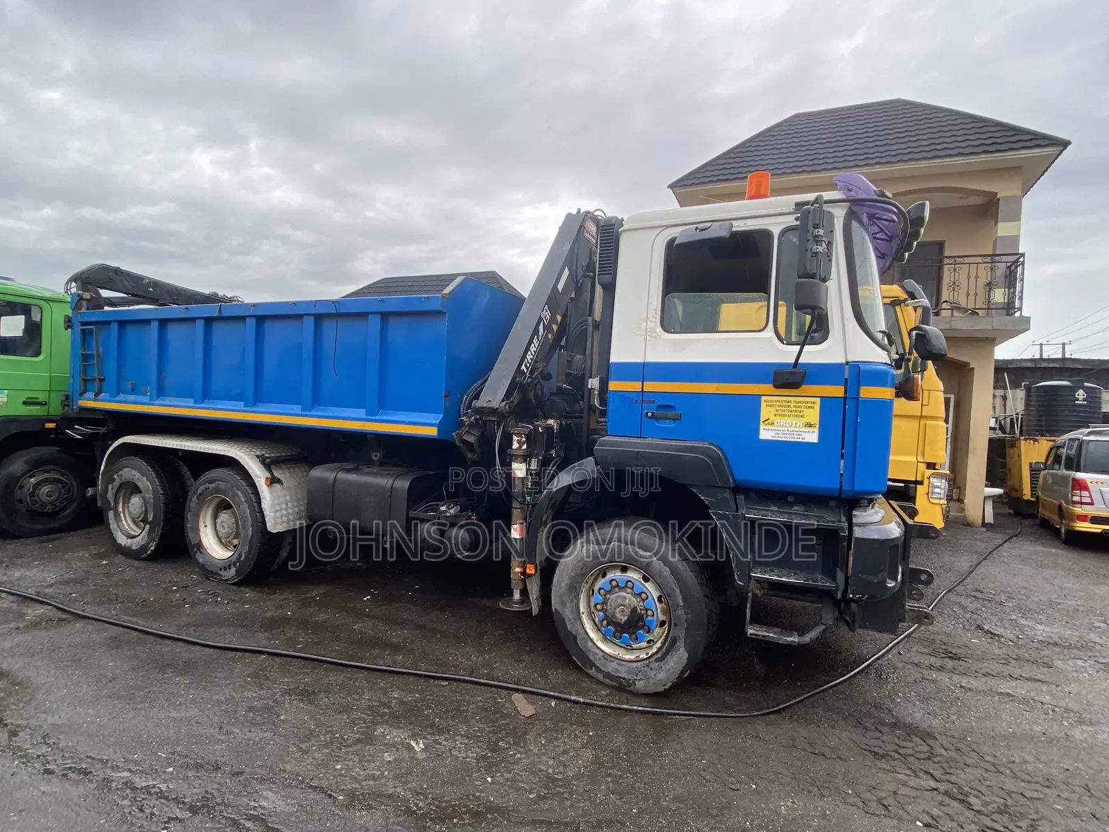Man Diesel Tipper Hiab