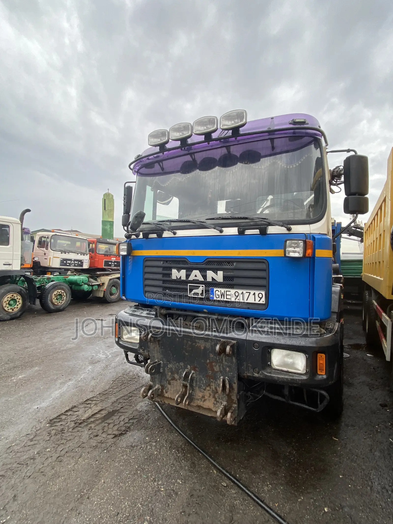Man Diesel Tipper Hiab