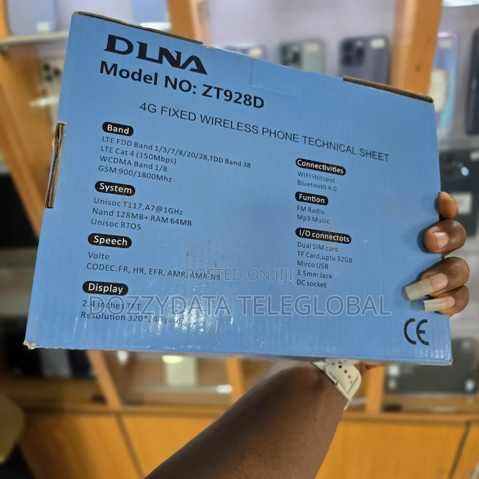 Dlna Zt928d 4g Lte Fixed Wireless Desk Phone With Dual Sim Support