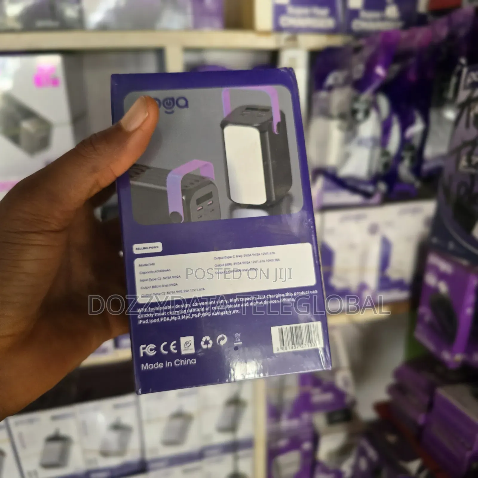 Poga Y40 40000mah 22.5w Fast Charging Powerbank